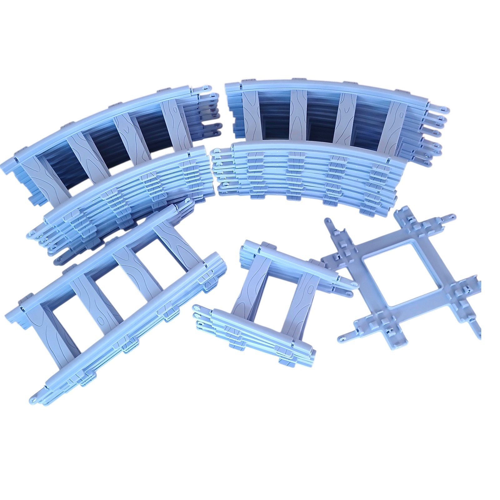 Kiddieland Disney Frozen Ride On Train Replacement Purple Track Lot of 27 Pieces