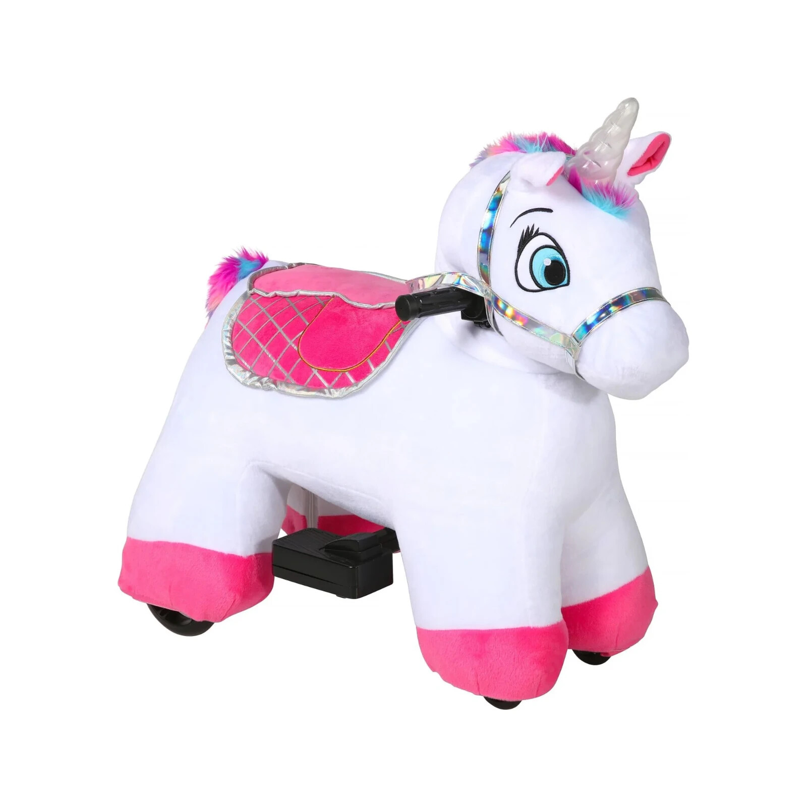 Stable Buddies Unicorn 6V Battery-Powered Ride-On Toy, Ages 2+
