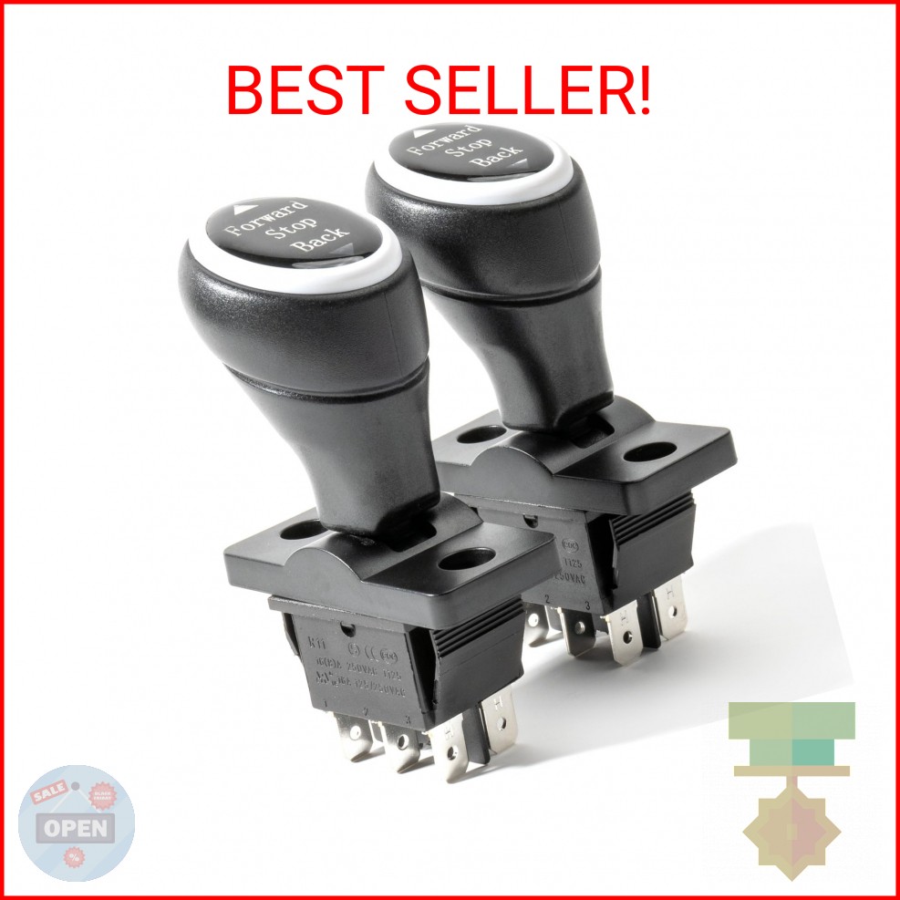 2 Pcs 6V 12V 24V Compatible with Power Wheels Forward Reverse Switch, Forward St