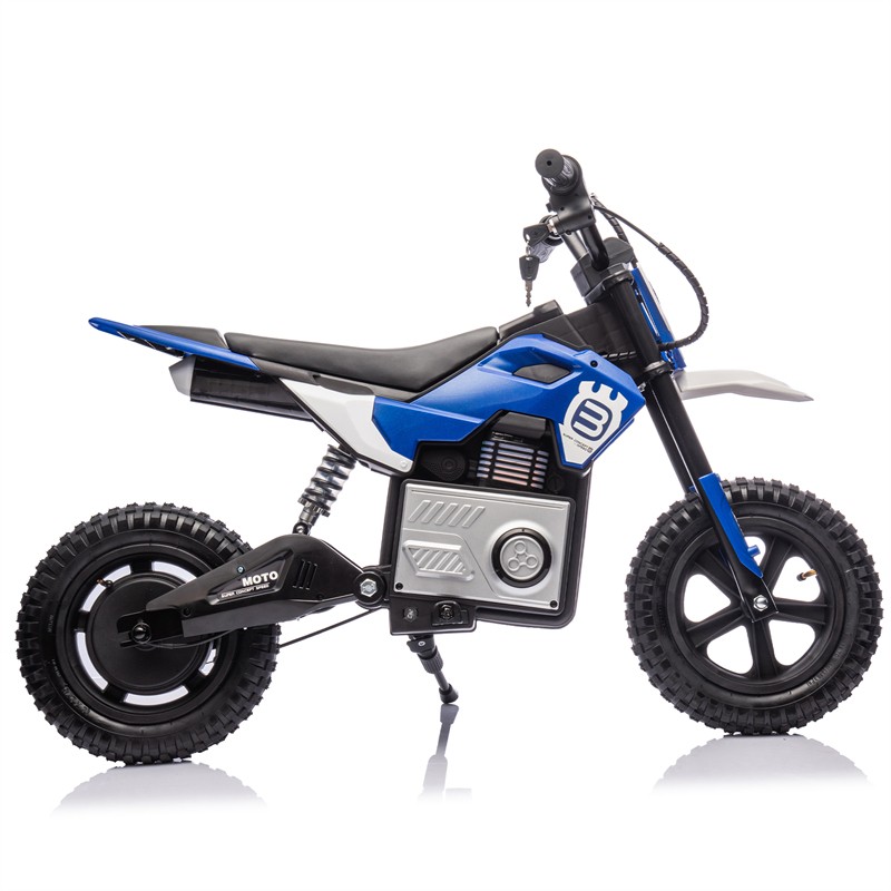 24V Kid Ride On Electric Toy Motocross Motorcycle Adjustable Speed for Aged 5-15