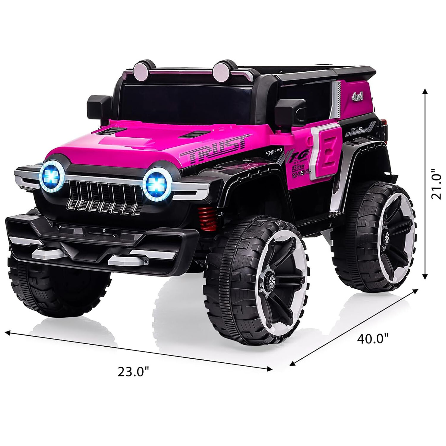 Kids Electric Ride On Truck 12V Power Battery Car w/ Remote Control & MP3 Player