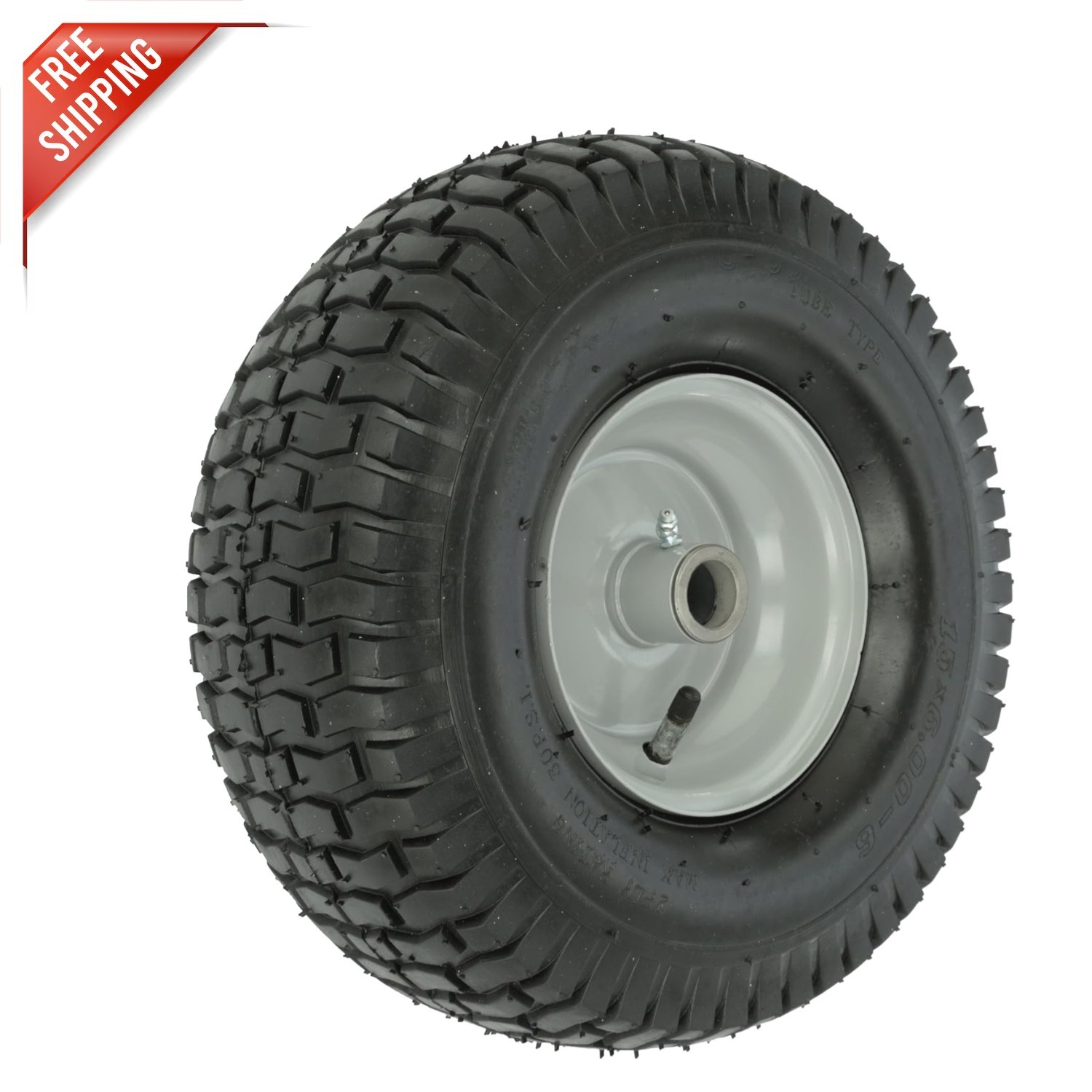 Authentic 15 Inch Gray Wheel for Lawn Mowers – Strong Aluminum Construction