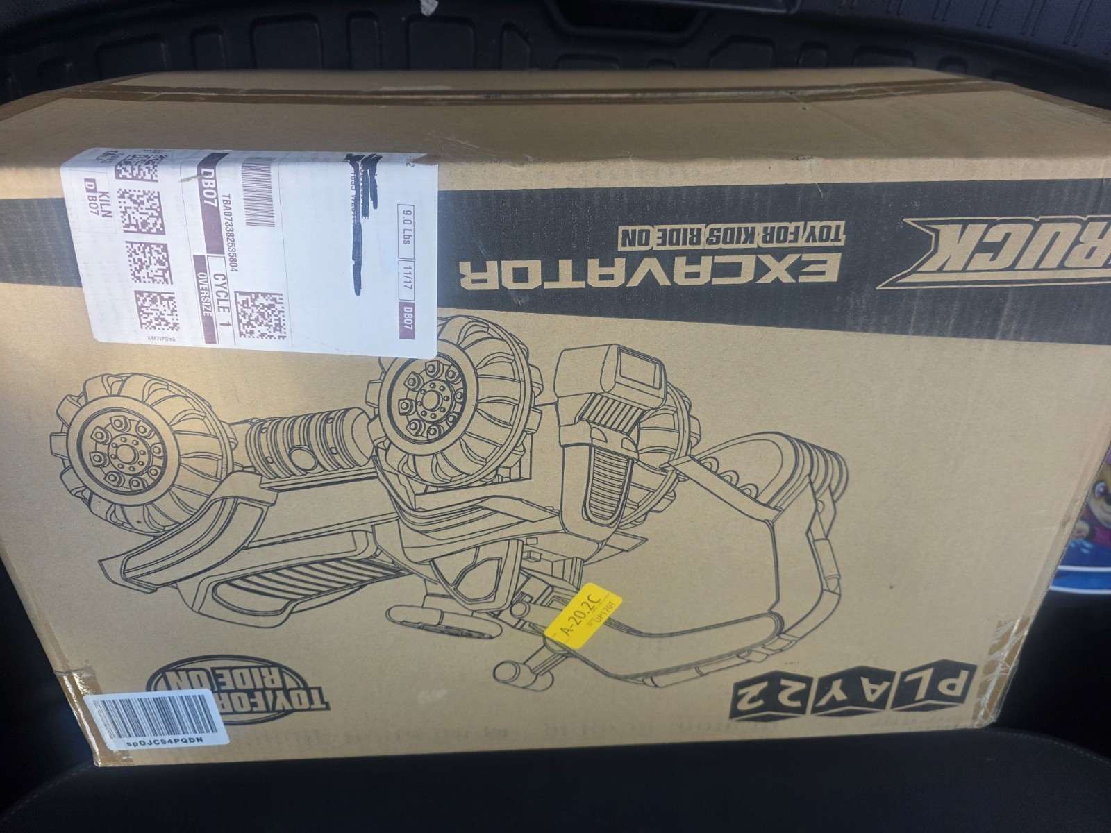 Ride-On Excavator toy