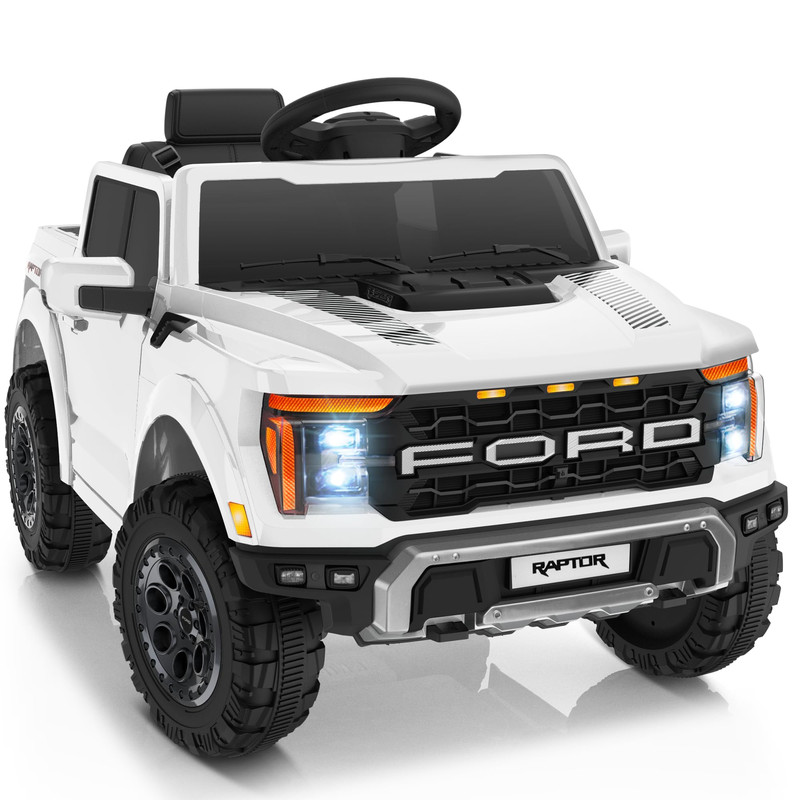 First Ride On Licensed Ford F-150 Raptor 12V Kids Ride On Truck Ride On Toys