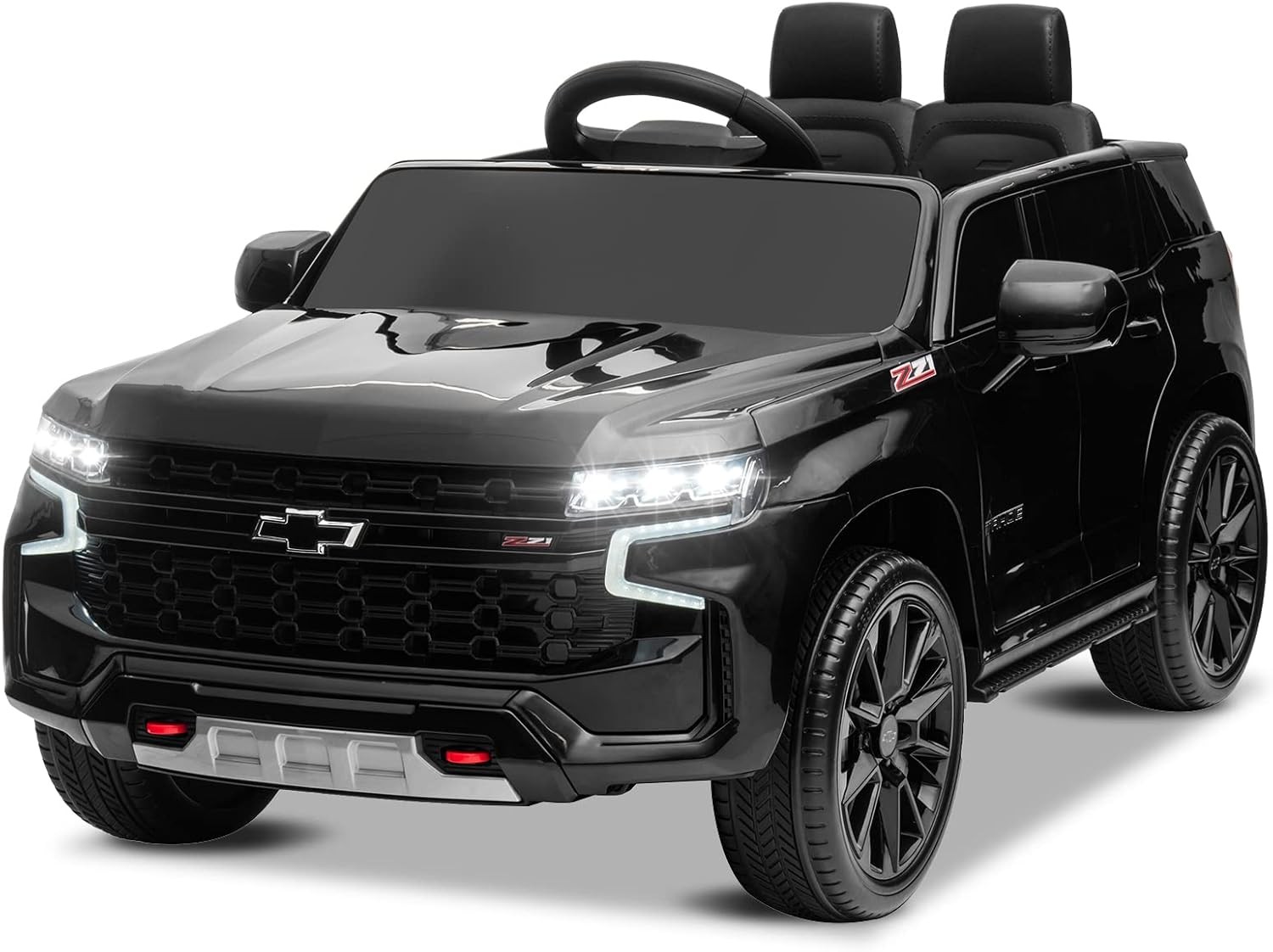 Licensed Chevrolet Tahoe Electric Car for Kids 3+, Children Ride On Toy Black