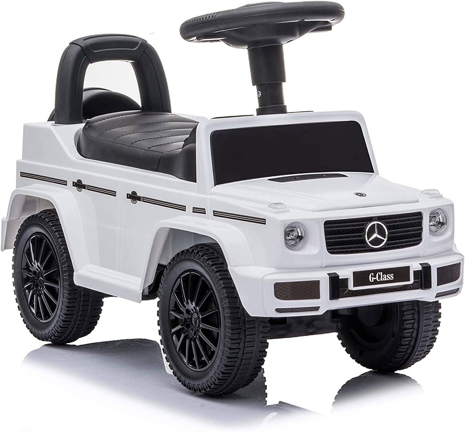 Kids Mercedes G-Wagon Ride On with Lights, Horn & Storage