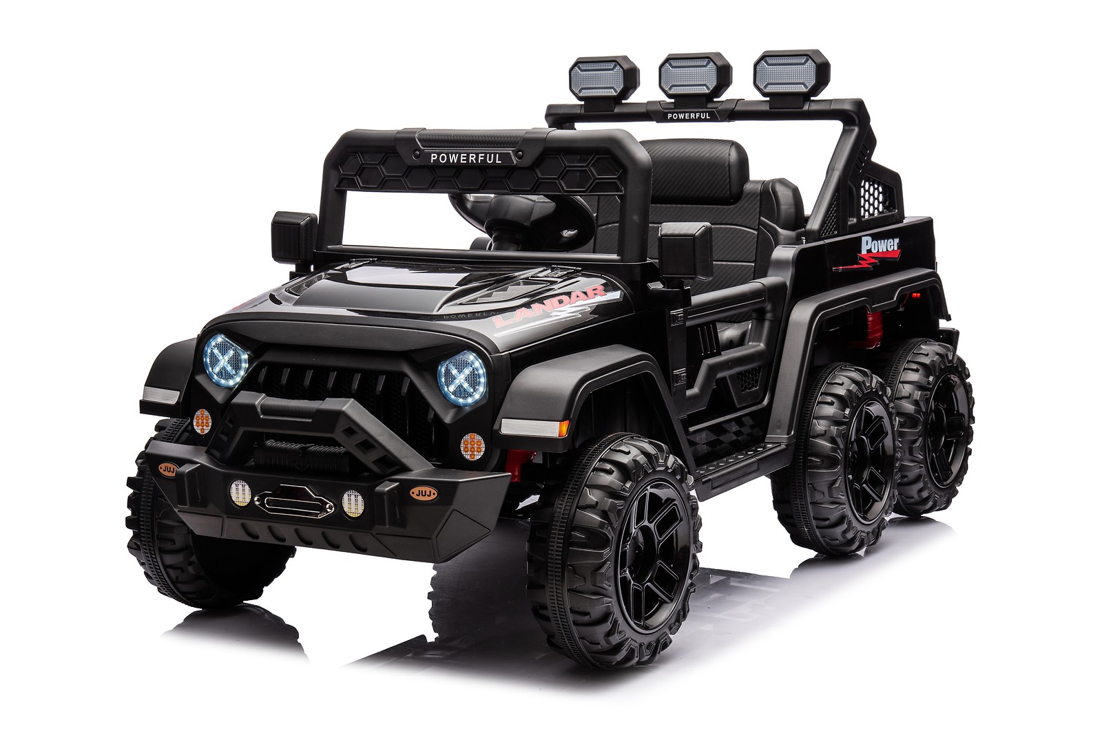 24V 6-Wheel Kids Ride On Car with Remote, Power Wheels Electric Vehicle 99 lbs