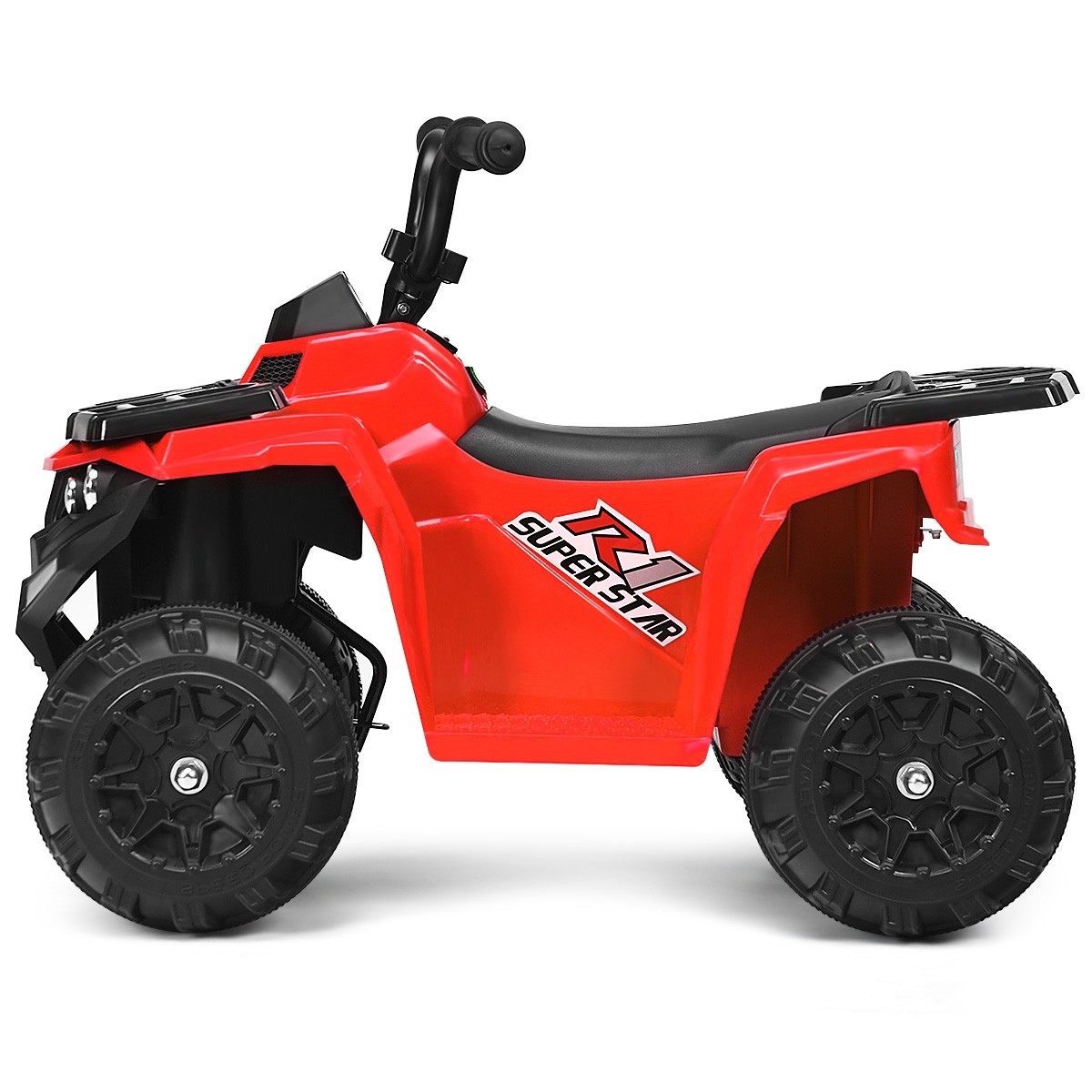 6V Battery Powered Kids Ride On ATV 4-Wheeler Quad w/ MP3 & LED Headlight Red