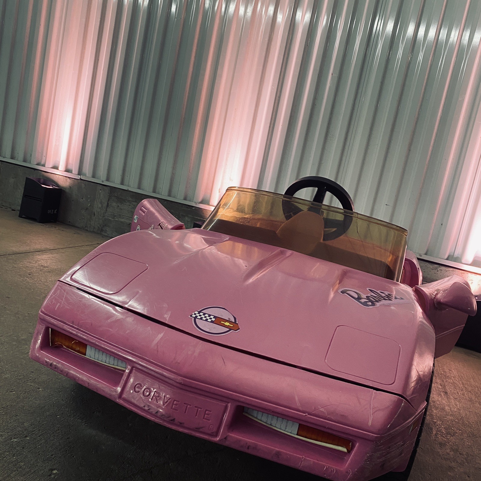 1990 Power Wheels Barbie Pink Corvette *PICKUP ONLY* w/ New Battery