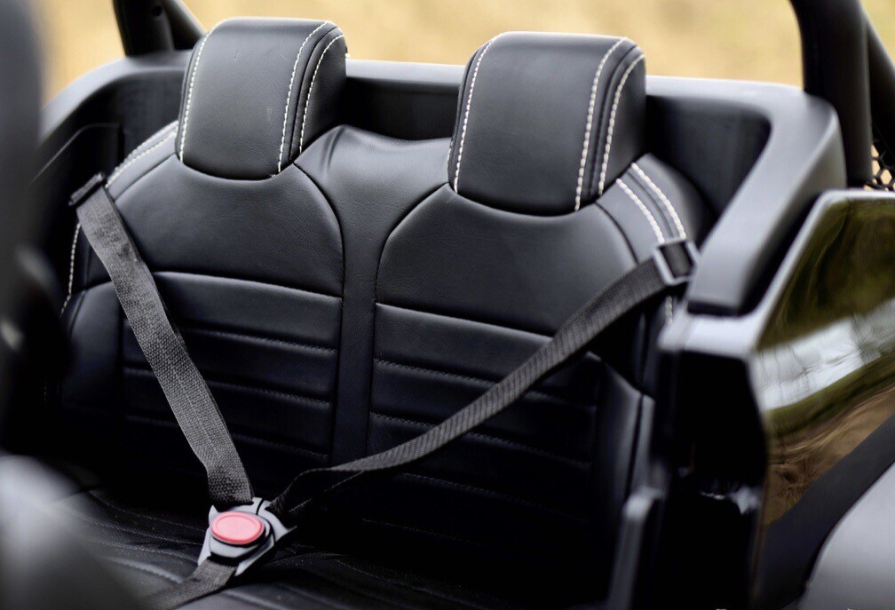 24v ride on Mercedes-Benz Unimog 4×4 Black UTV.