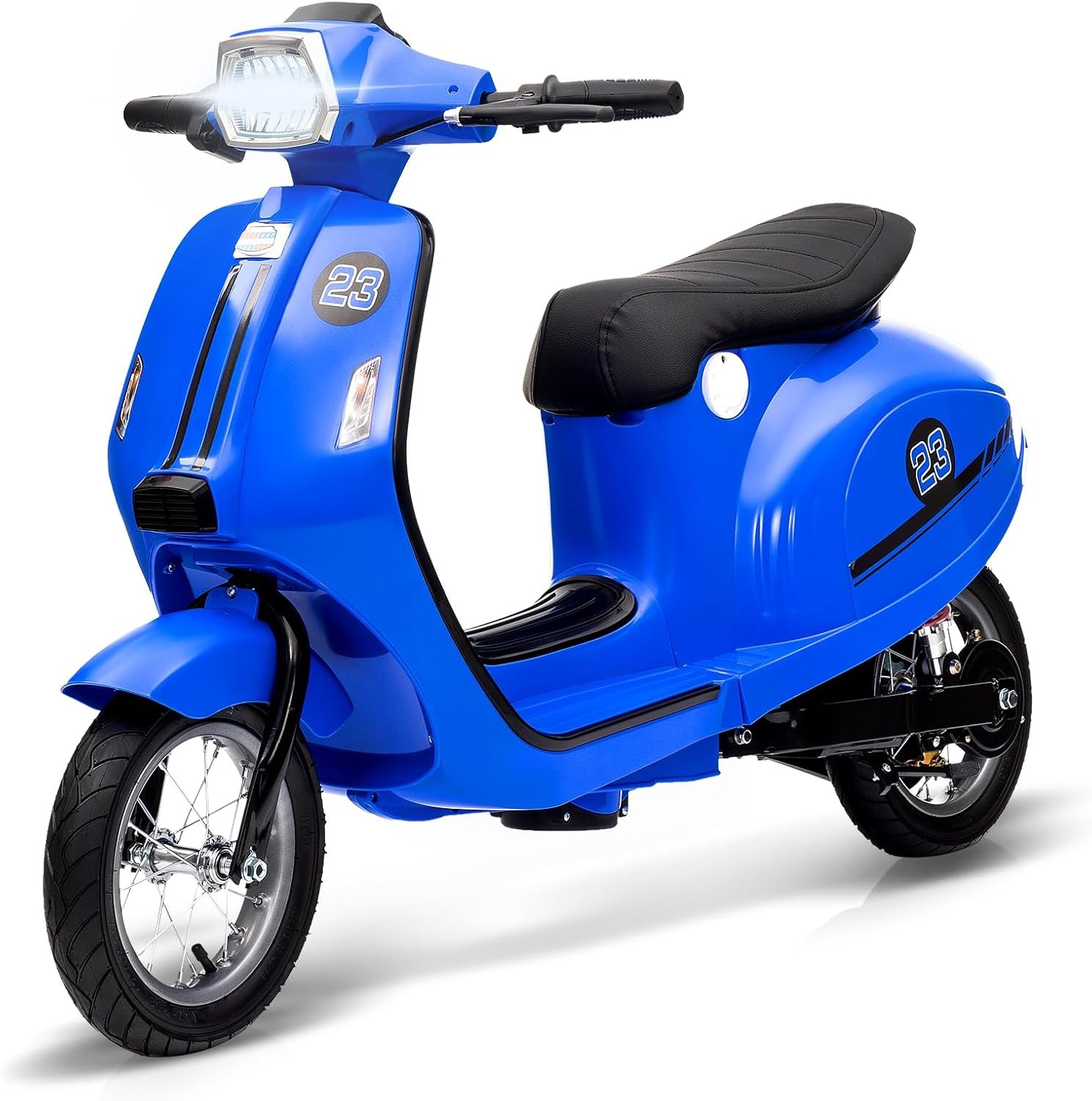 Electric Kids Moped 24V, 350W, Waterproof, 12″ Tires, Suitable for Children 8+