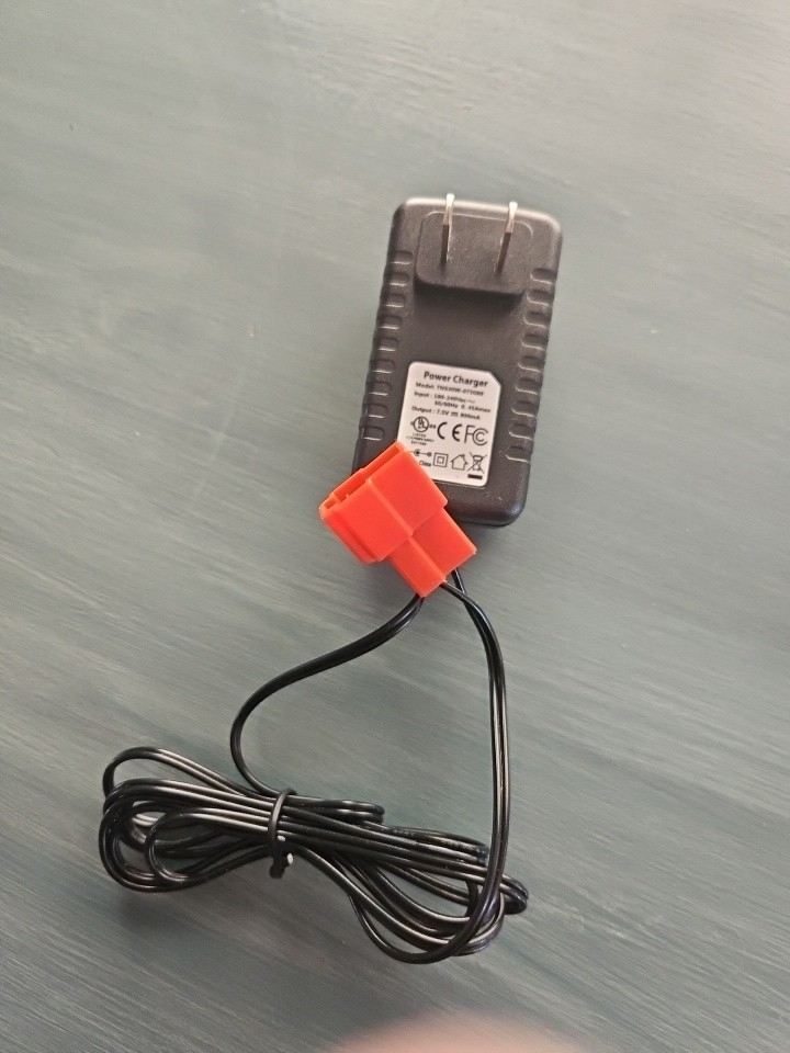 7 Volt 800mA AC Adapter Battery Charger, for Kids Ride On Car, Scooter, &c.