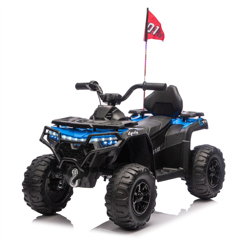24V 160W Kids Electric Ride-On ATV 3-7-4.4 mph Off-Road 2WD Car Toy for Age 3-6