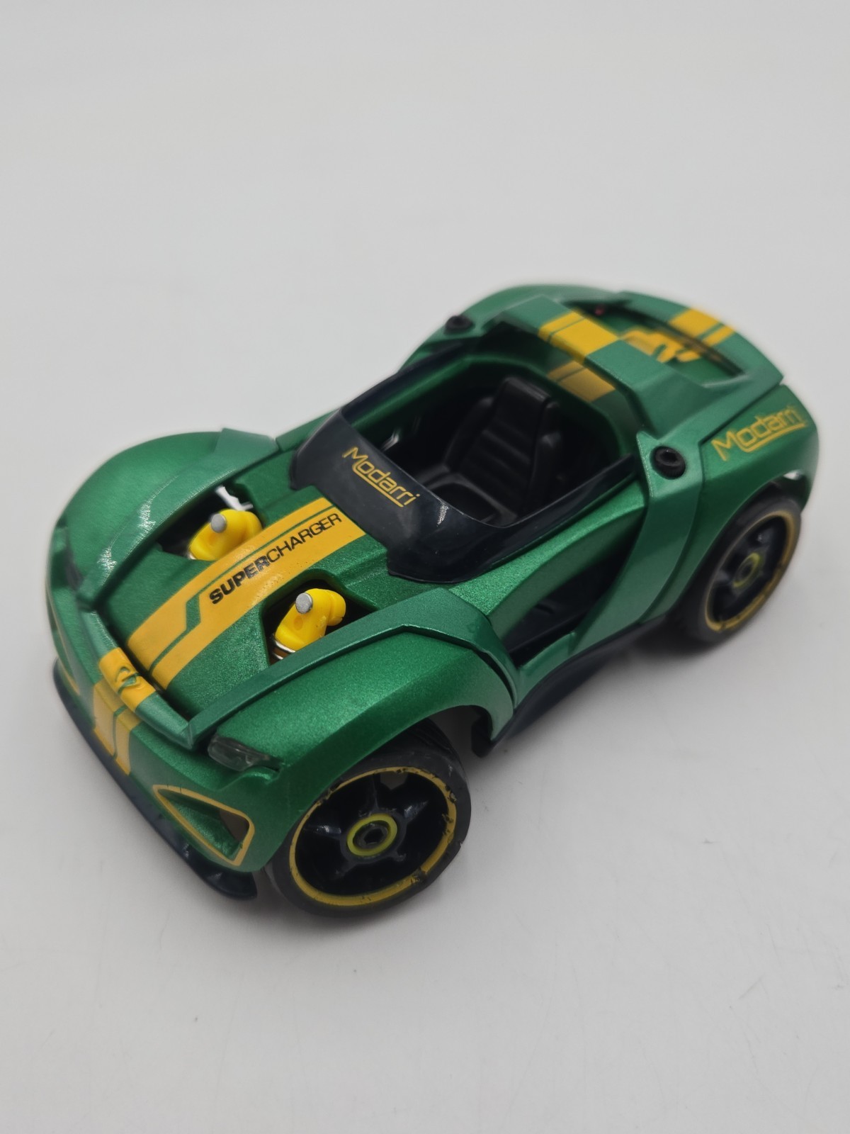 Modarri Green Supercharged Toy Car Modular Build Car Racing Vehicle Kids Toy