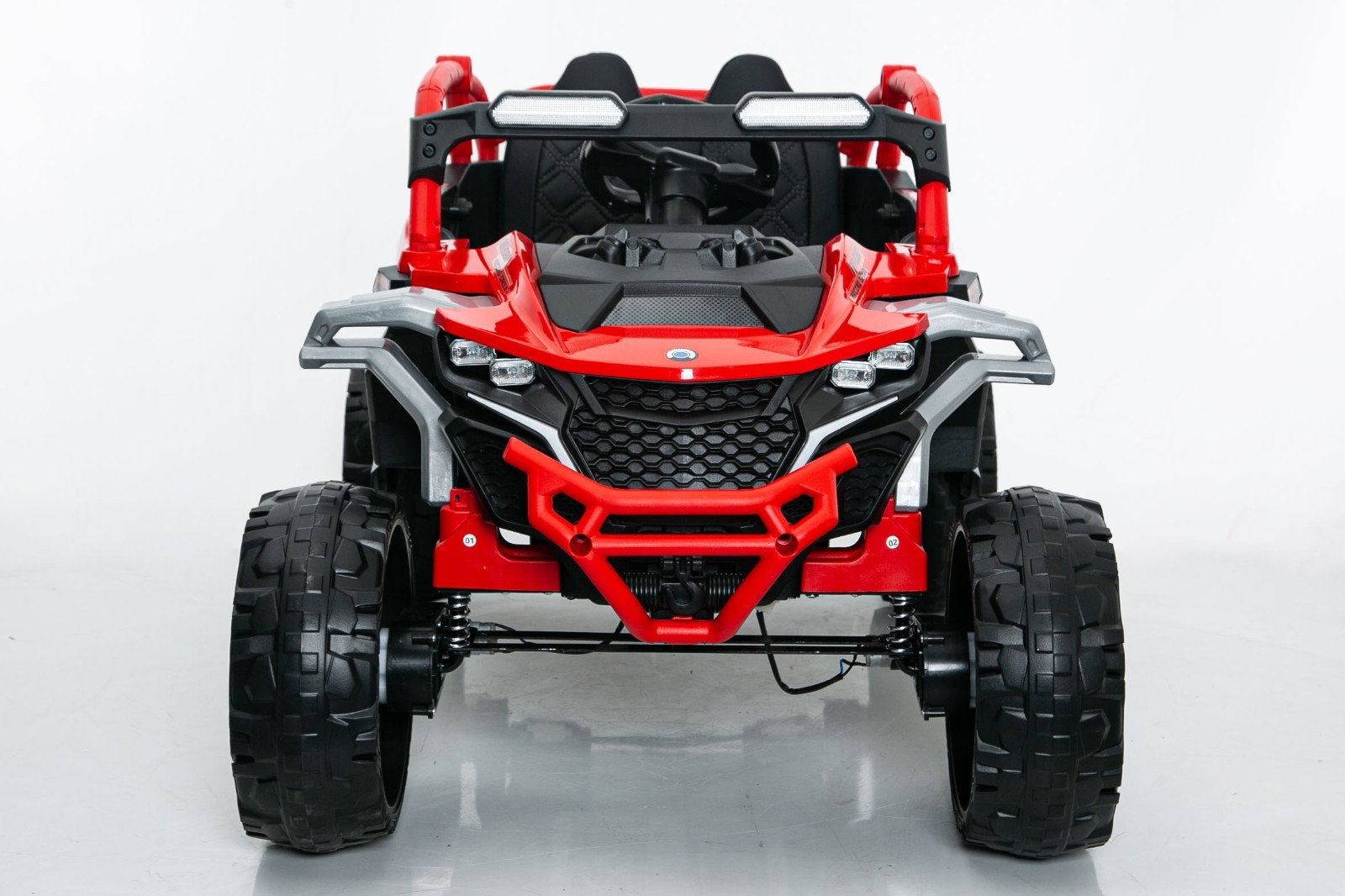 12V Kids Ride On Car UTV Truck 2-Seater Battery Power Wheels with Remote , Red