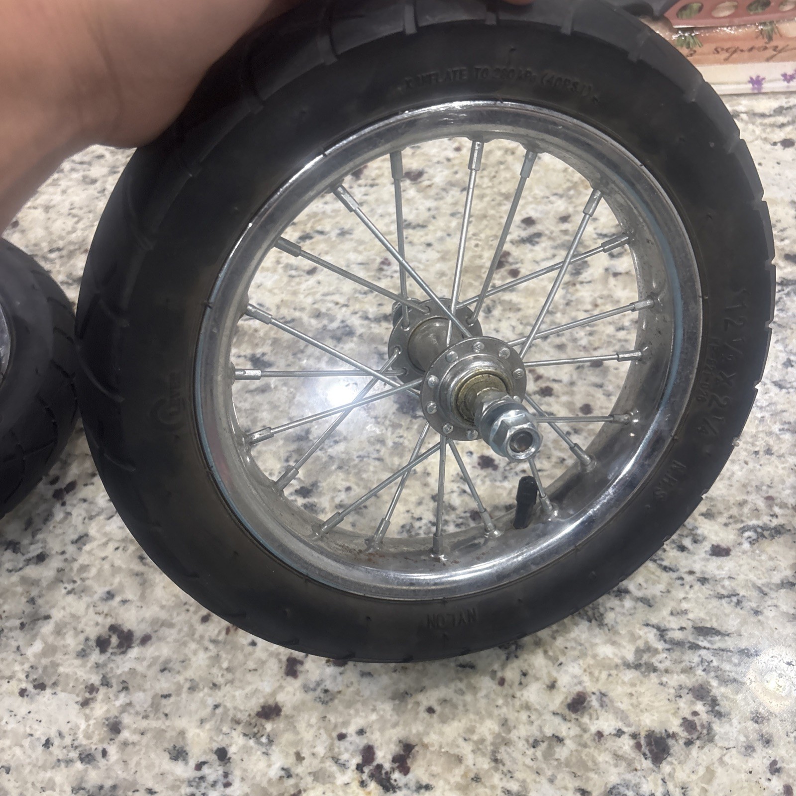 Ride on Part # W15130640187 – Front Wheel (razor Pocket Mod)