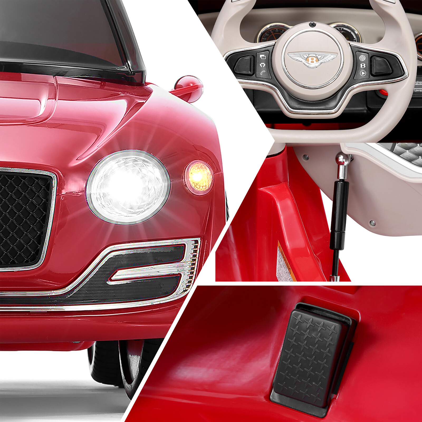 LICENSED Bentley Style Kids Electric Ride On Car Toys 12V 2.4G Remote Control