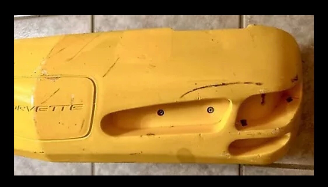 Safety 1st Corvette C5-R Pratt & Miller Front AND Rear Bumpers Yellow