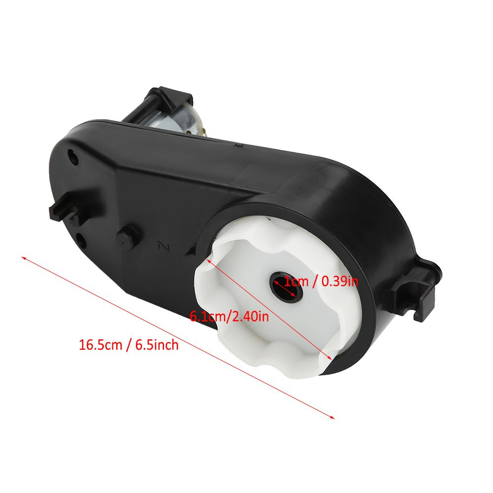 Kids Ride-On Gearbox with DC Motor, 12V 12000RPM with 6V/ 12V Motor Electric …