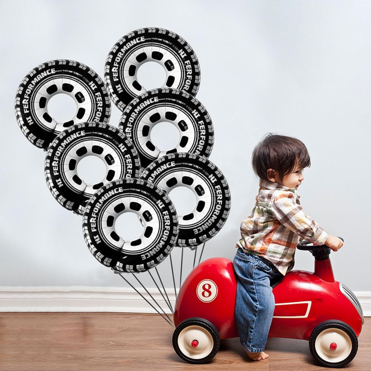 30 Inch Wheel Balloons, Race Car Tire Balloons, Racing Cars Wheels Theme Birt…