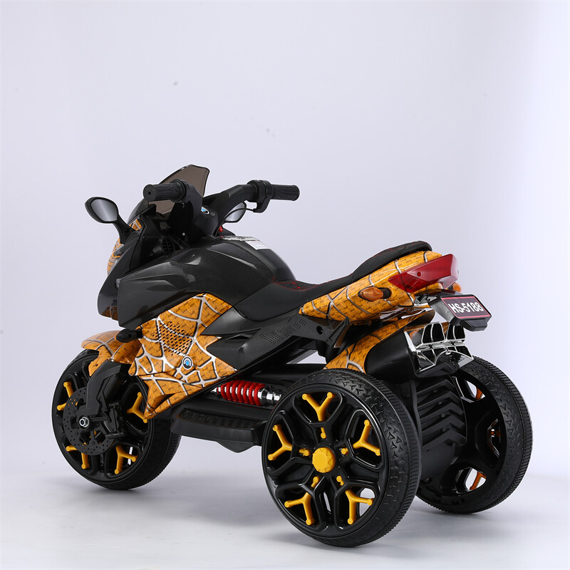 12V Electric Kids Motorcycle Ride-On Motorbike 3-Wheel 1.8-3.2MPH for Age 3-6