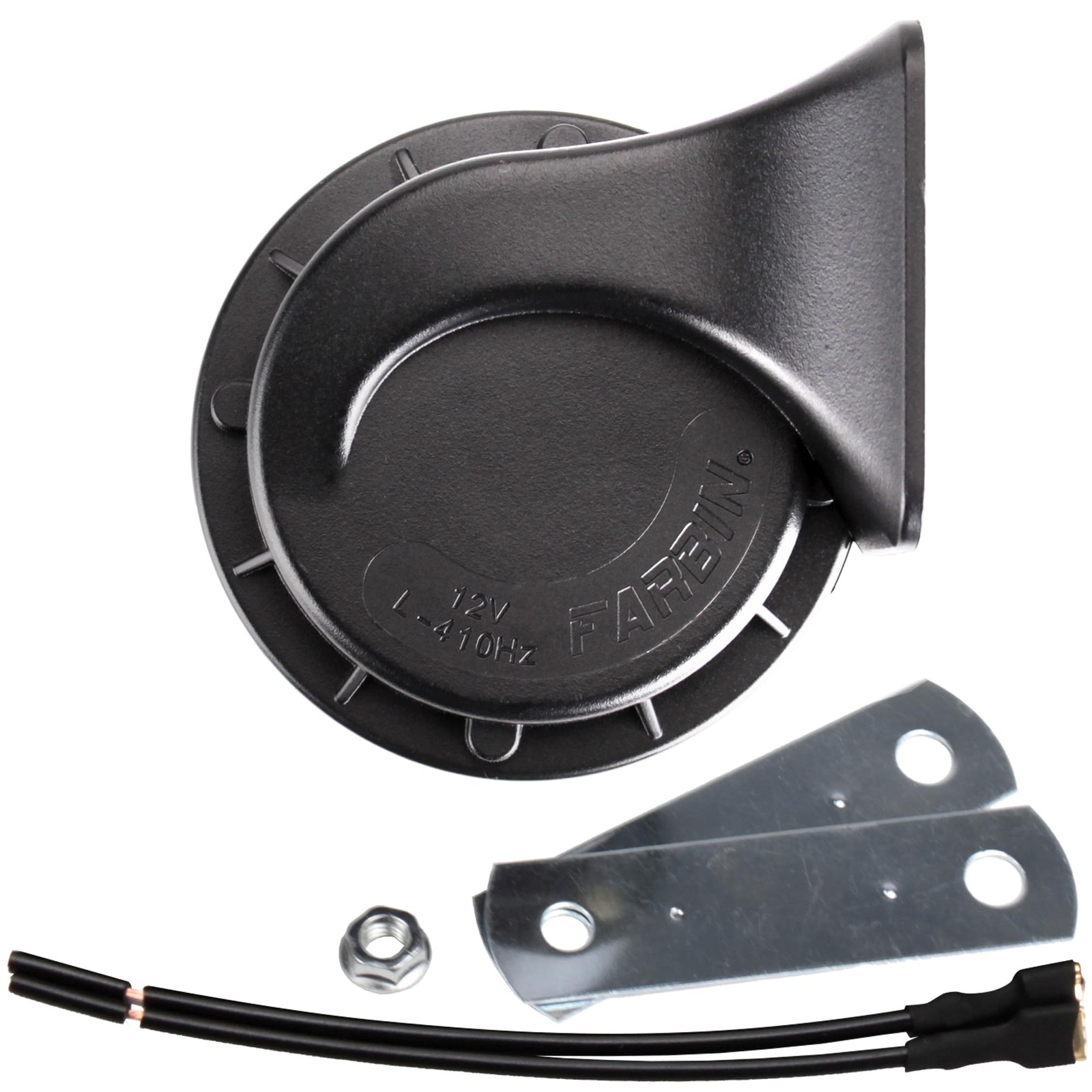 Compact Horn 12V Car Horn Loud LowTone 410HZ Waterproof Universal for Any 12V…