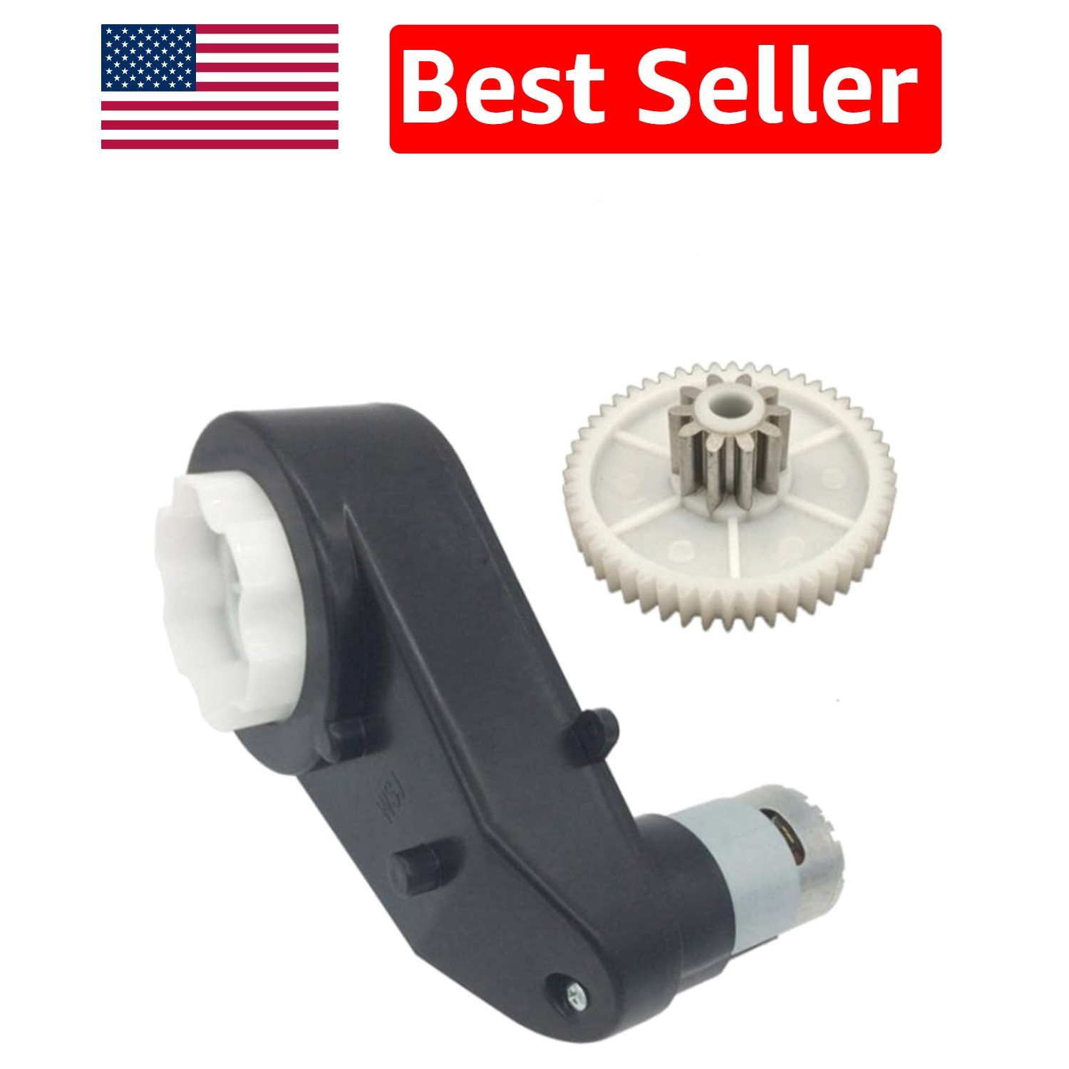 Durable 550 15000RPM Gearbox Motor for Kids Ride-On Motorcycles – Lightweight