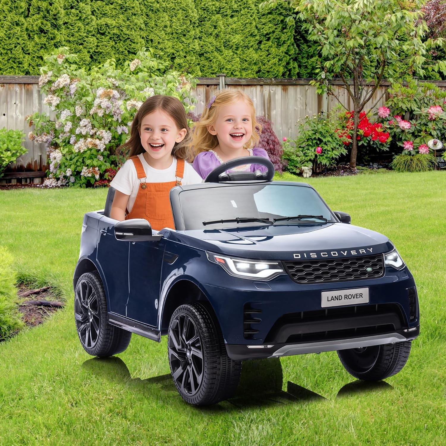 Licensed Land Rover 12V 2-Seater Ride-On Car W/ Parent Remote Control Multicolor