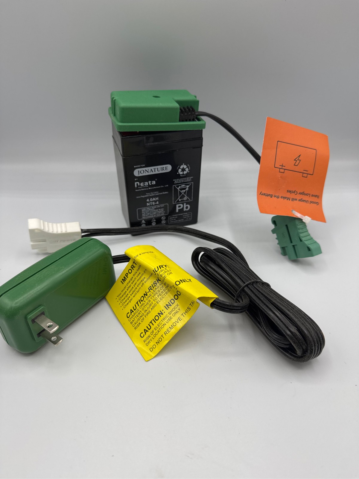 6V Battery + Charger Combo Kit for Peg Perego for John-Deere Express/for John-De