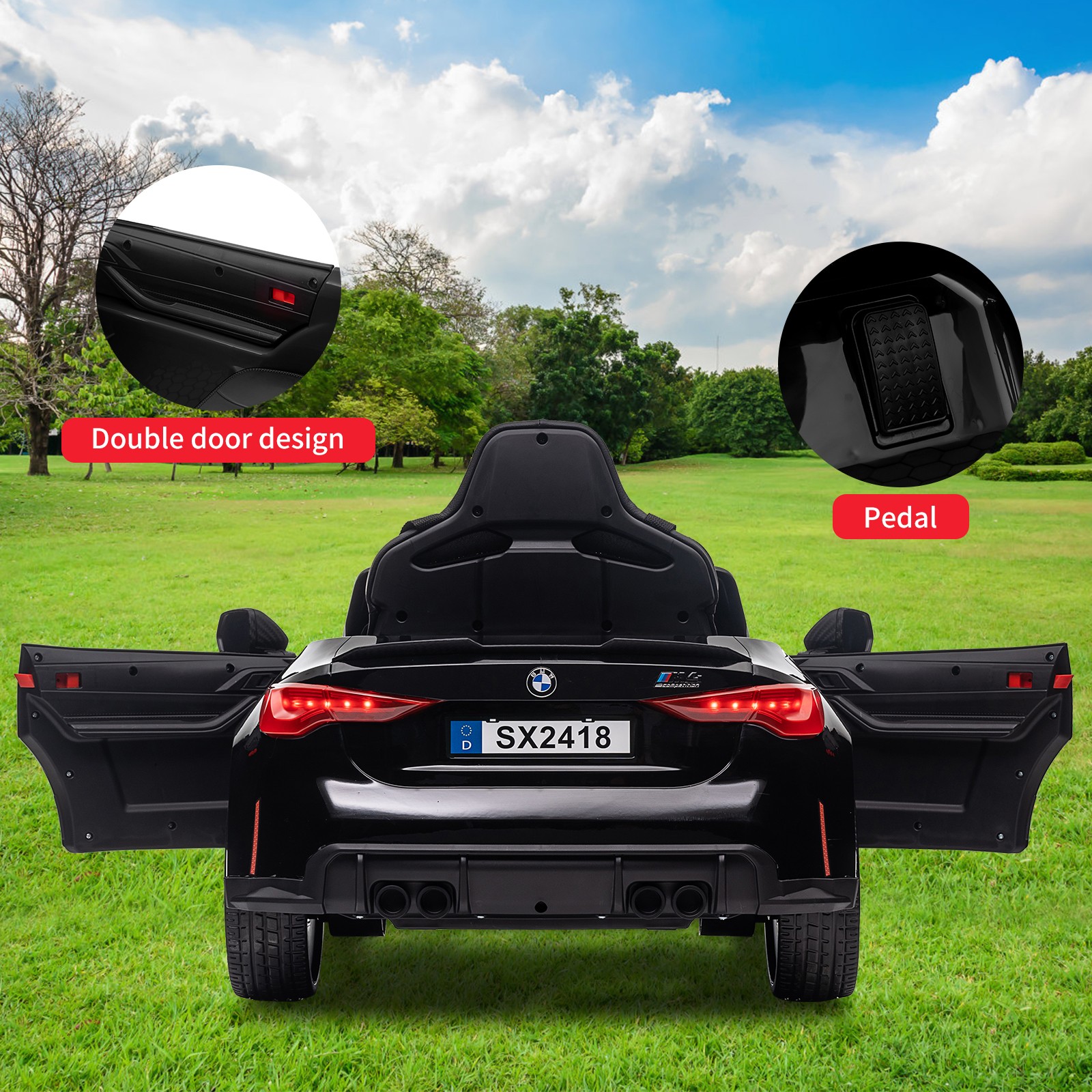 12V Kids Ride On Toy Car Remoted Battery Powered Vehicle Car for Boys and Girls