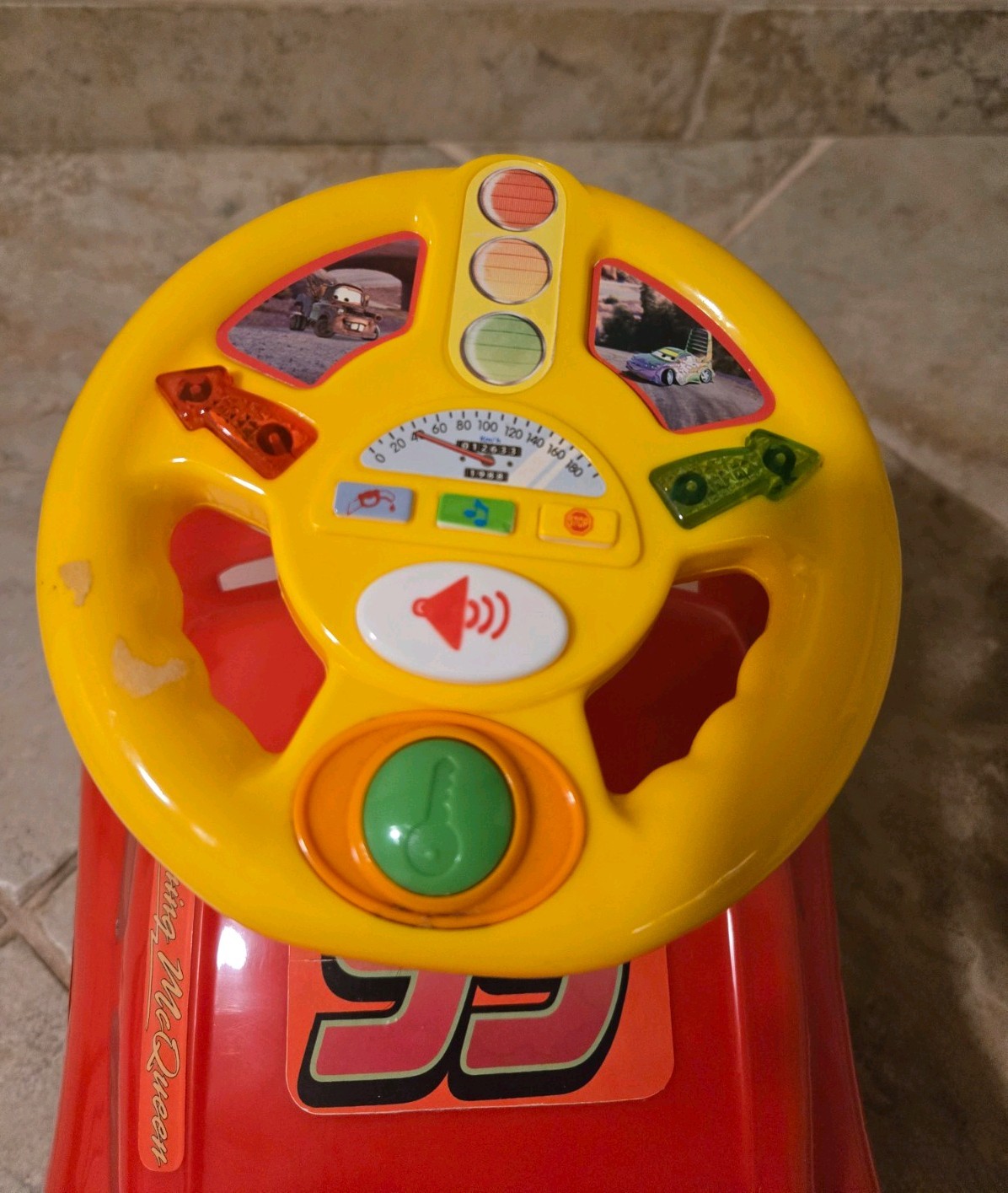 Disney Pixar Cars Lightning McQueen Light ‘N Sound Ride-On