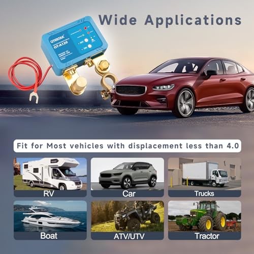 Remote Battery Disconnect Switch – Anti-Theft, Battery Leakage Auto Control