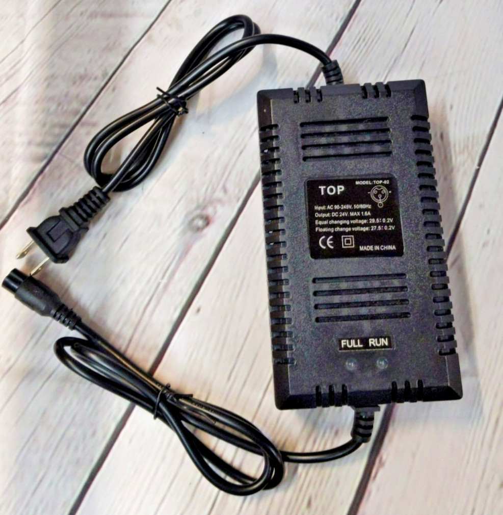 24V 3 Prong 1.6A Charger for 24V Razor Scooters