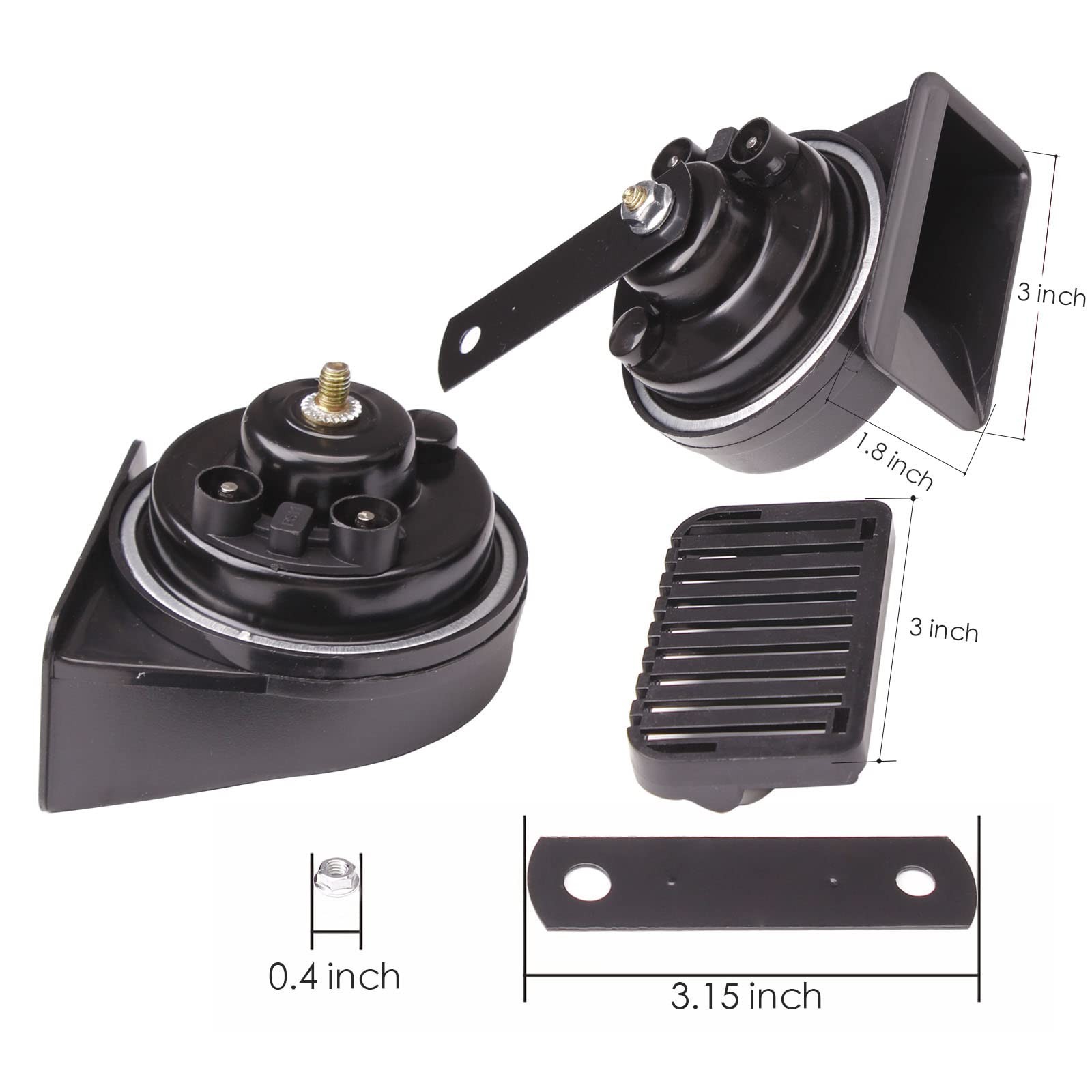 Car Horn Compatible with Chevrolet, Special Horns for Chevy/Buick/GM, 12V Wat…