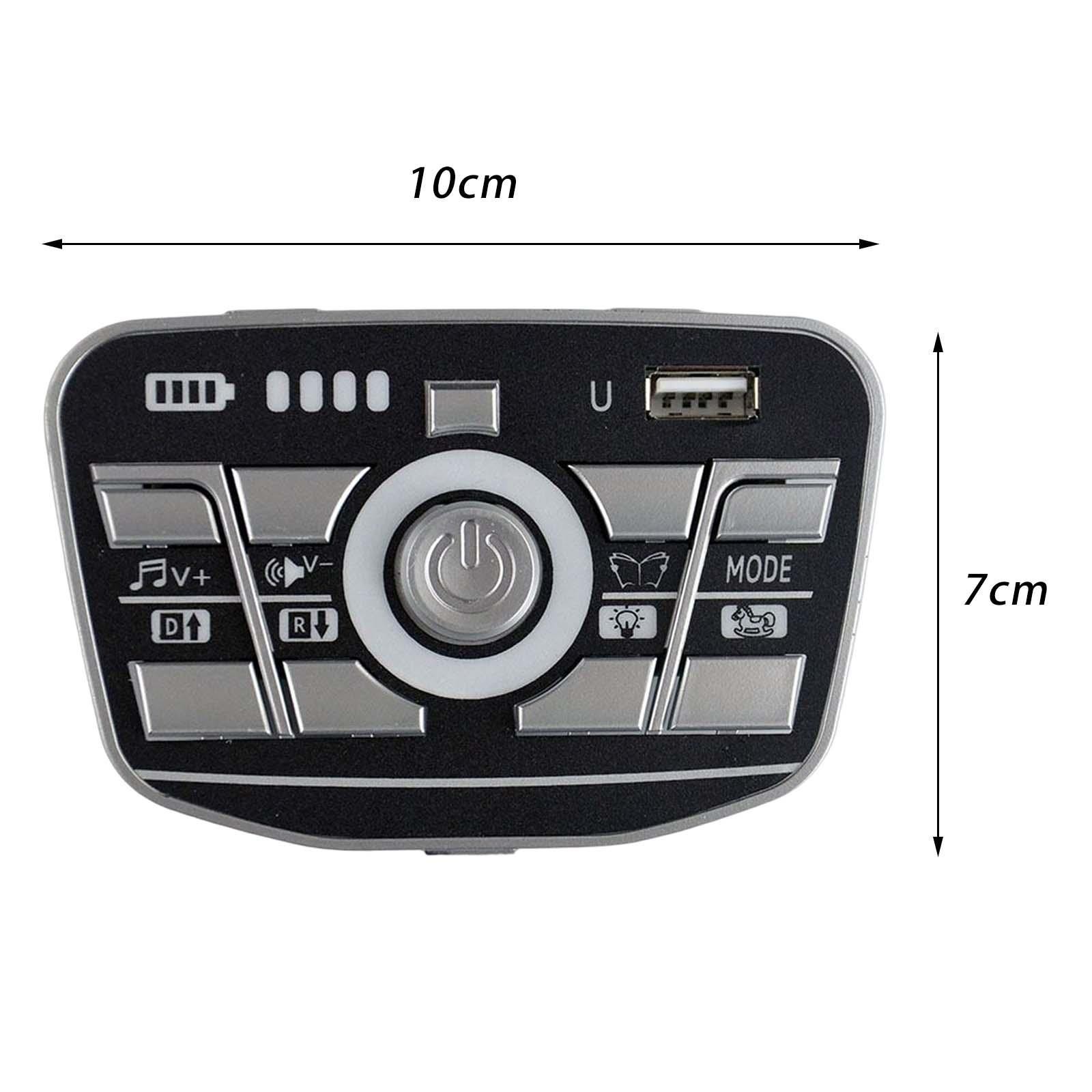 Central Panel Kids Rides on Car Medium Control Panel Volume Music Playback