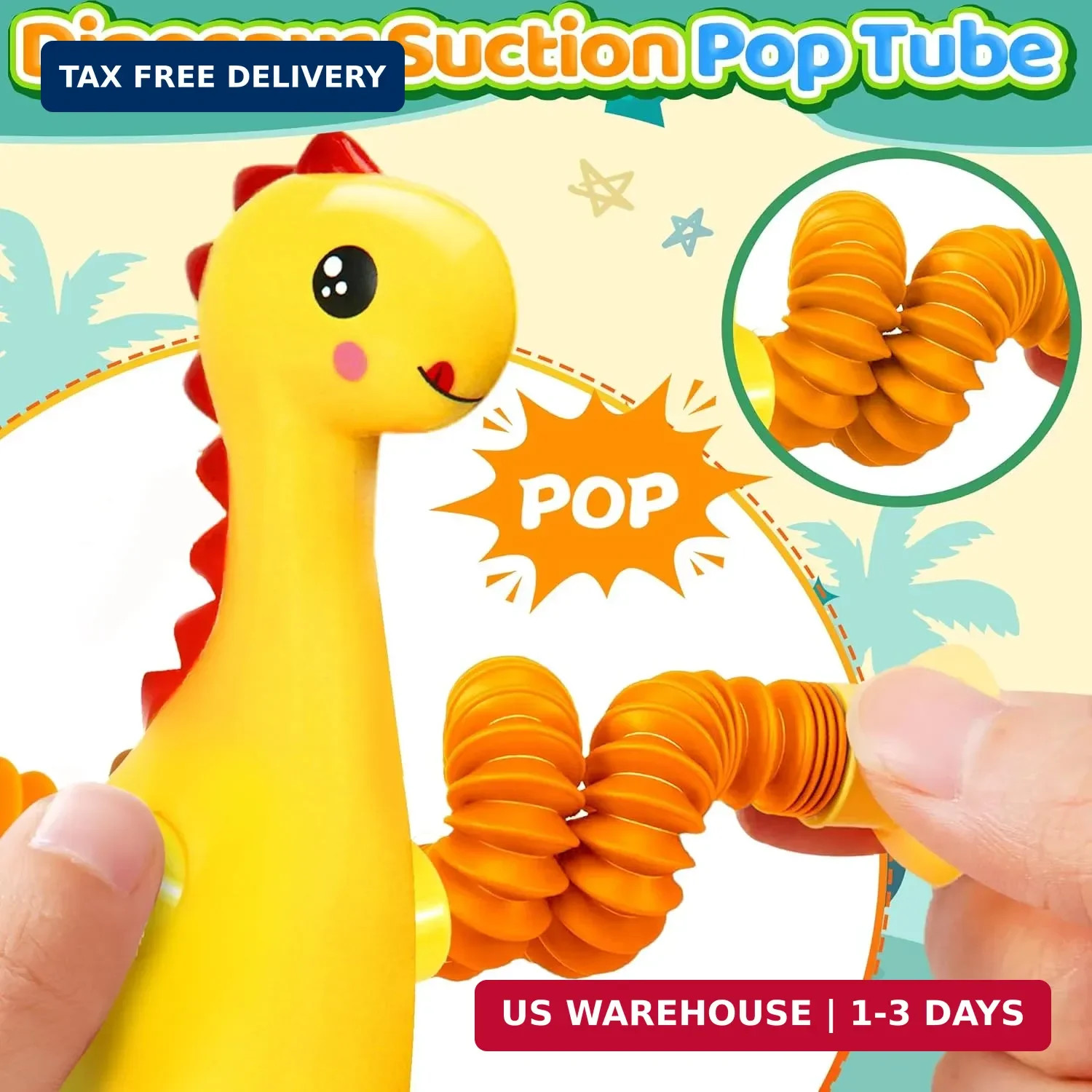 4Pcs Dinosaur Airplane Travel Car Ride Toys for Toddlers Kids Boys Girls Sensory