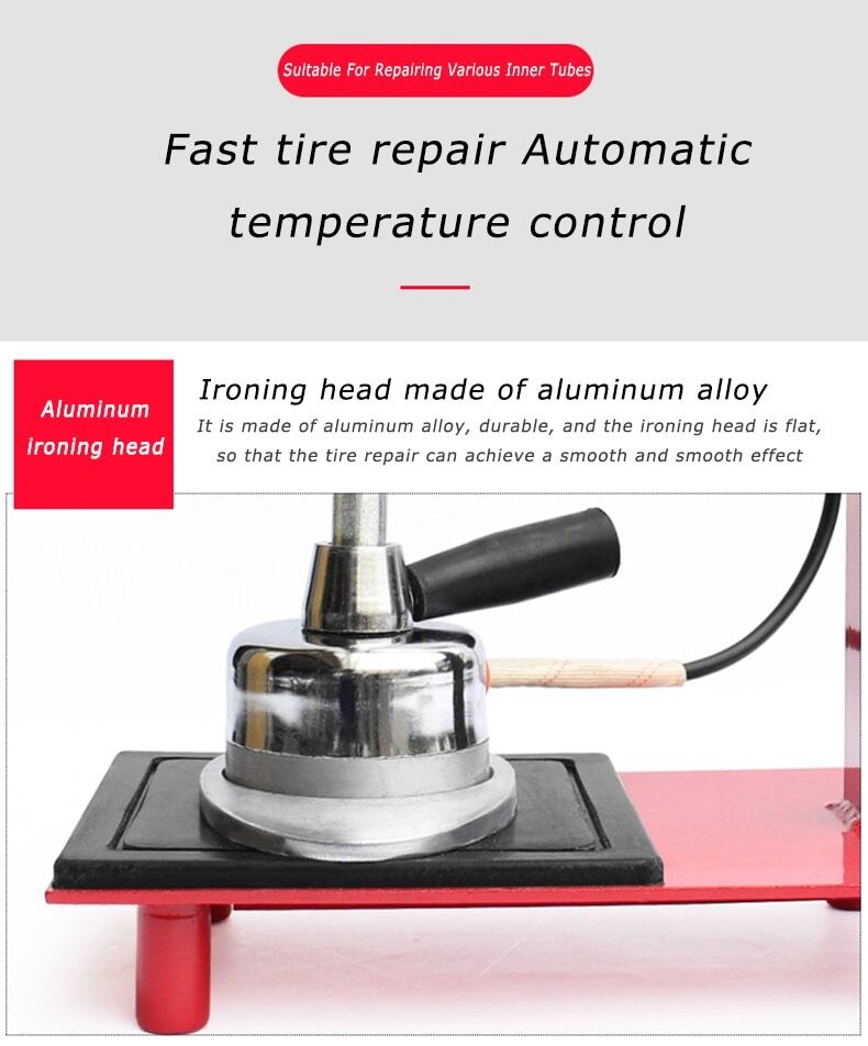 Automatic Temperature Control Car Electric Tire Repair Machine 220V 500W
