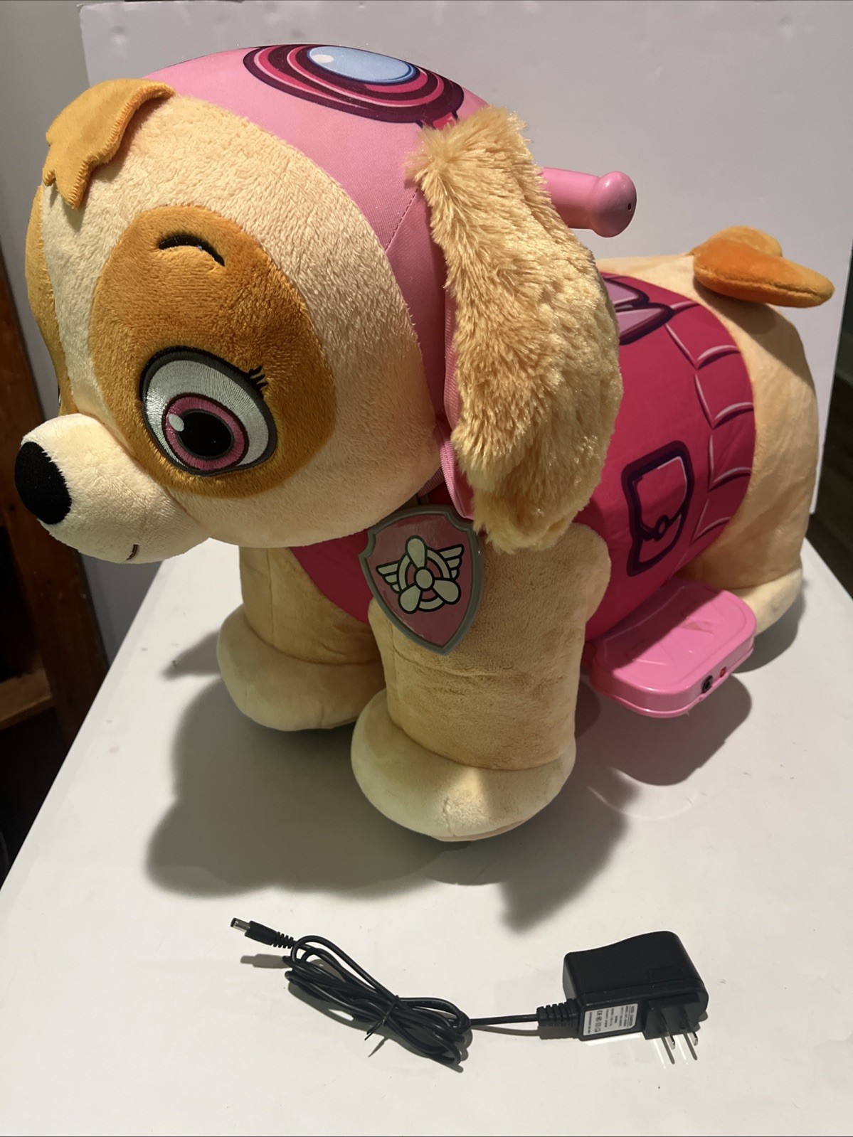 Nick Jr Paw Patrol Skye 6V Plush Ride On Toy for Toddlers Huffy HTF Charger Worx