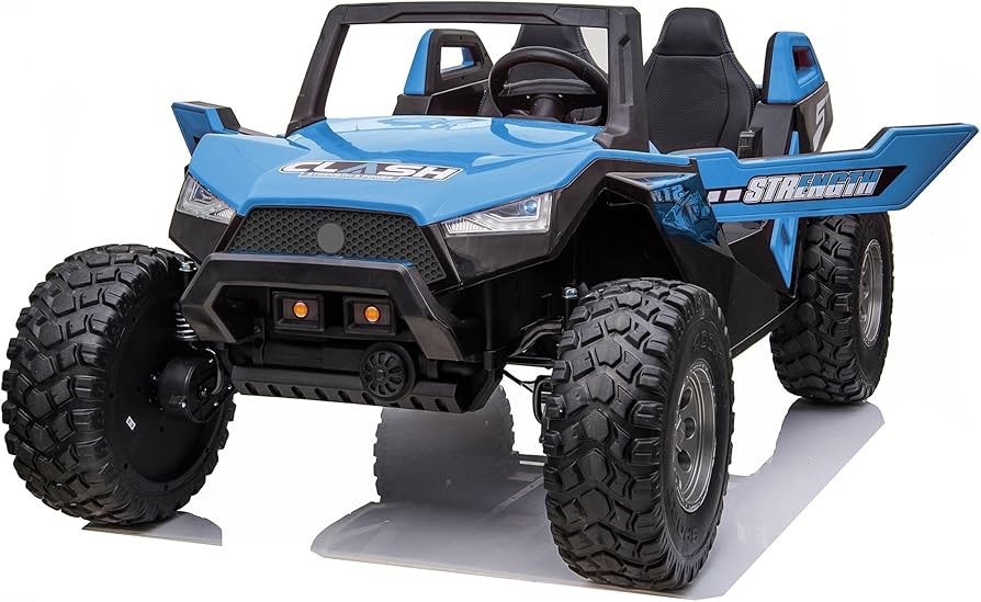 Touch TV 24 V Clash Ride On 4×4 Xl Buggy 4×4 Rubber Age 1-10 Razor Remote Blue