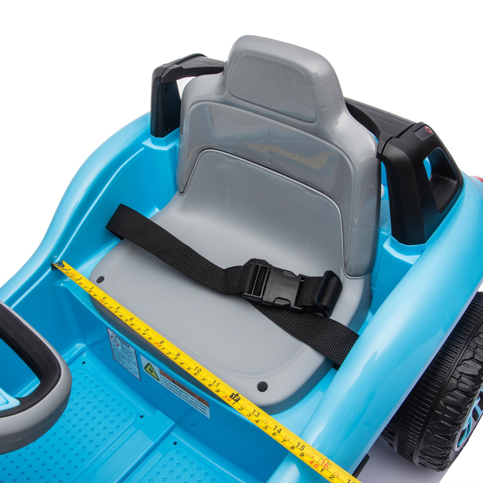 12V Licensed Volkswagen Beetle Kids Ride On Electric Car Speeds 1.5-2.5MPH Blue