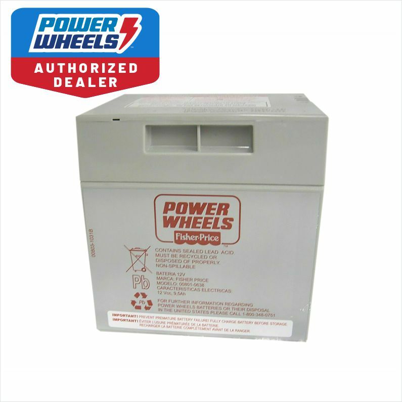 Power Wheels X3419 Purple Escalade 12 Volt Gray Battery Genuine Fisher Price