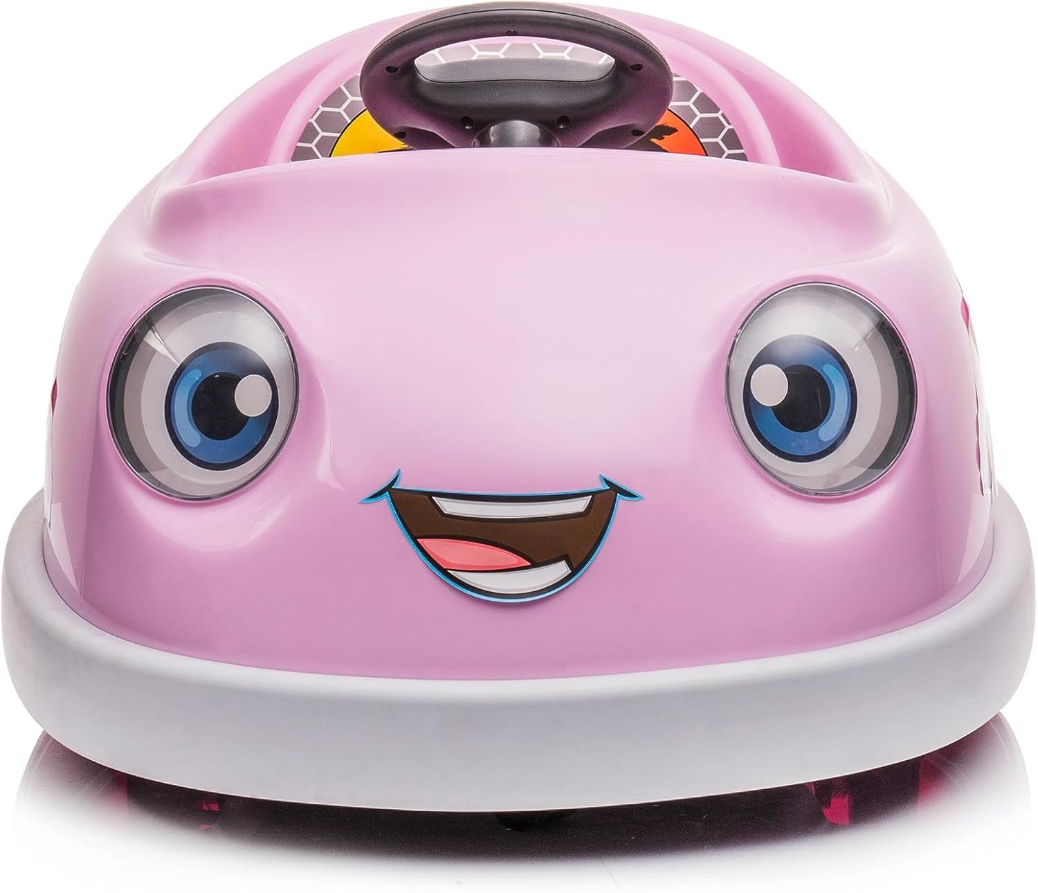 Children’S Collision Car 12V Dual Drive Electric Vehicle with Push Rod Dining Tr