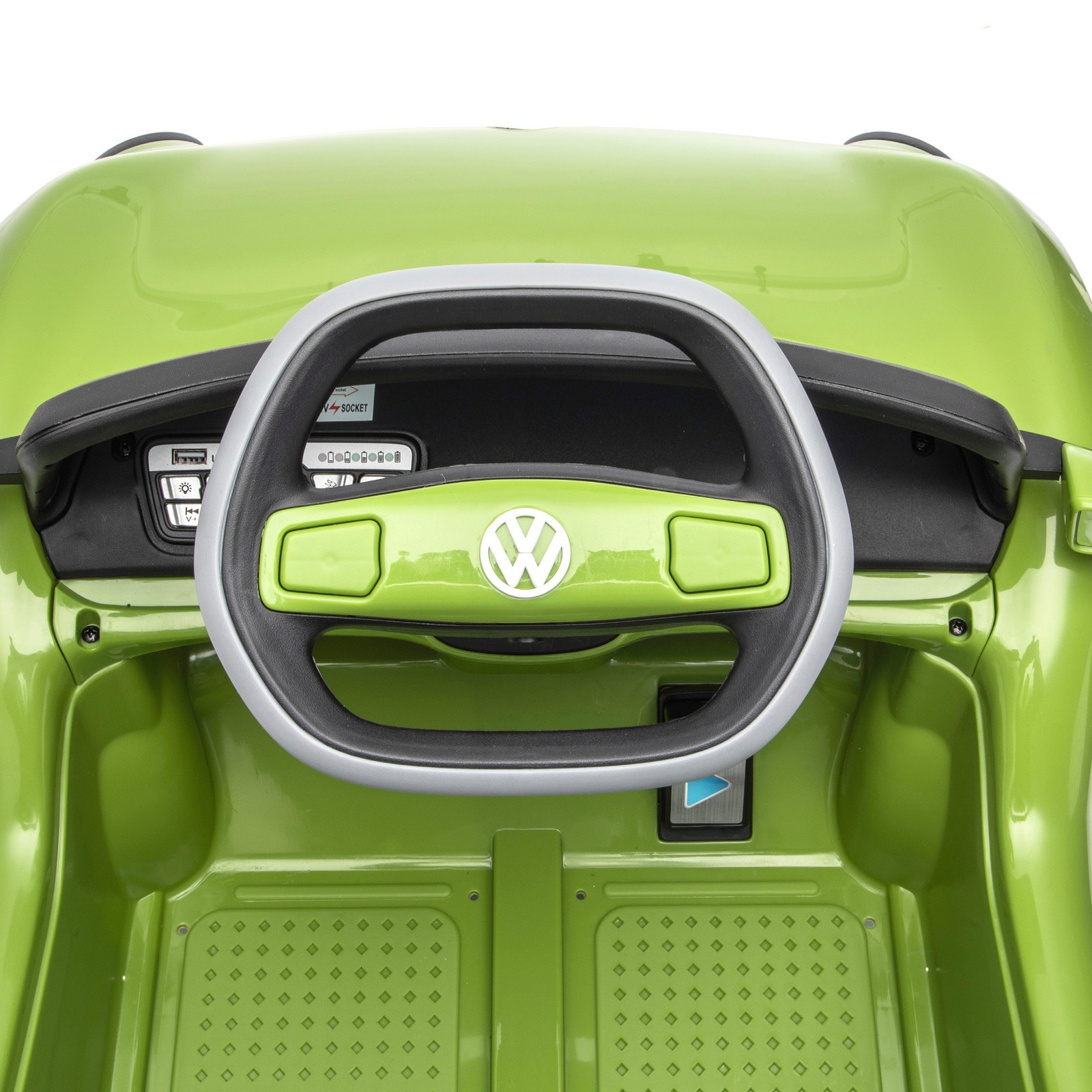 12V Kids Toy Ride on Car Parental Remote LED Music Licensed VW Volkswagen Beetle
