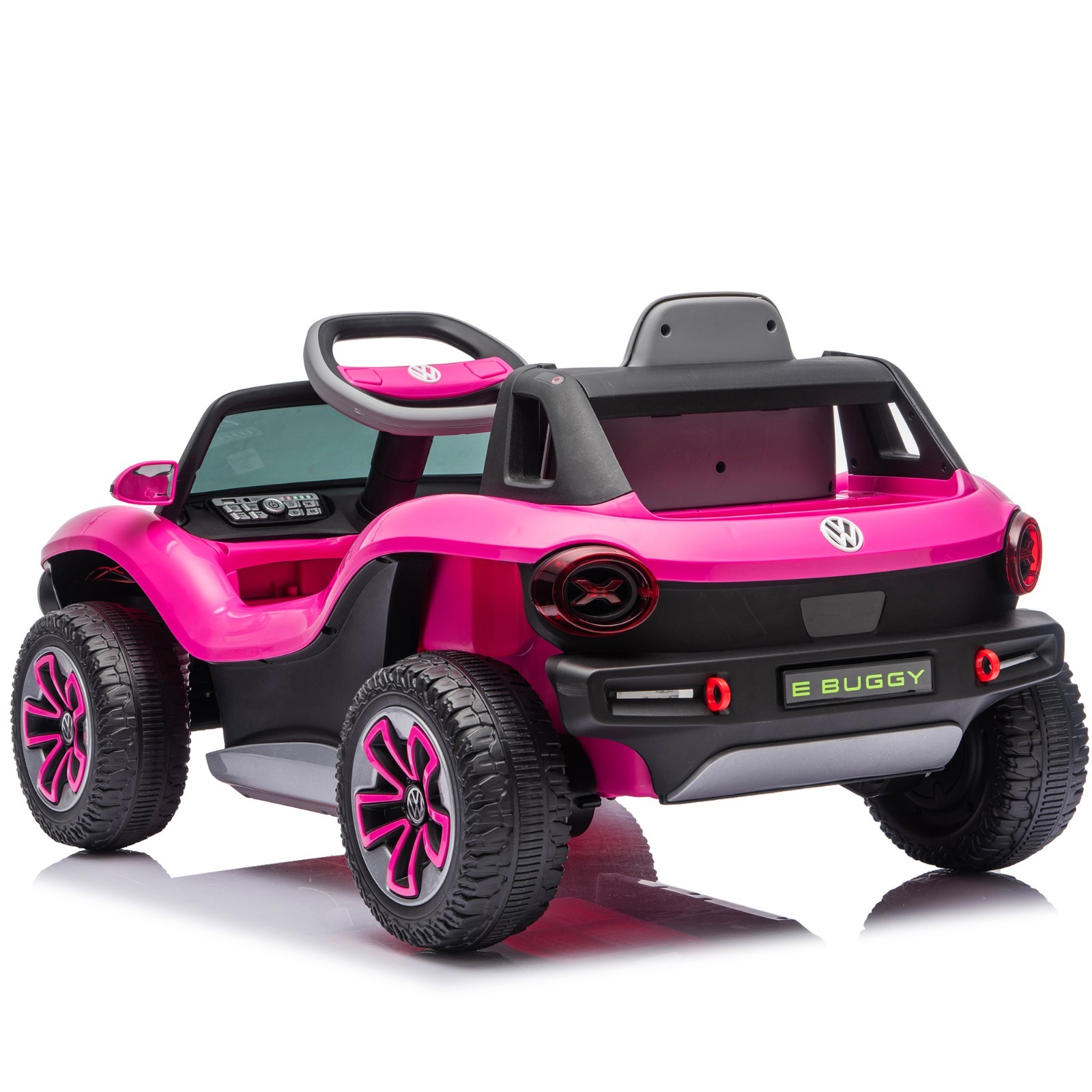 Licensed Volkswagen Beetle Ride on Car for Kids 12V Electric Toy W/ Remote, Pink