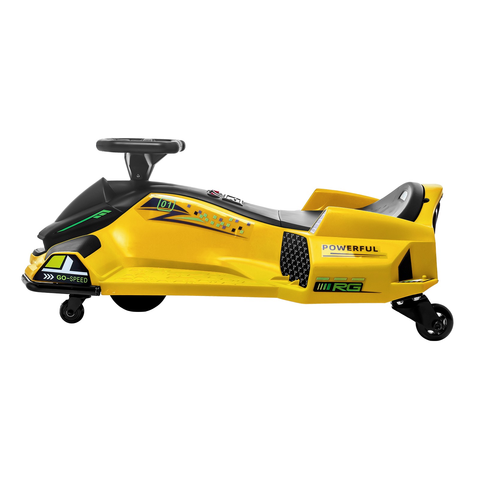 24V Electric Go Kart 180W Brushless Motor Drift Ride On High Low Speed 8-12