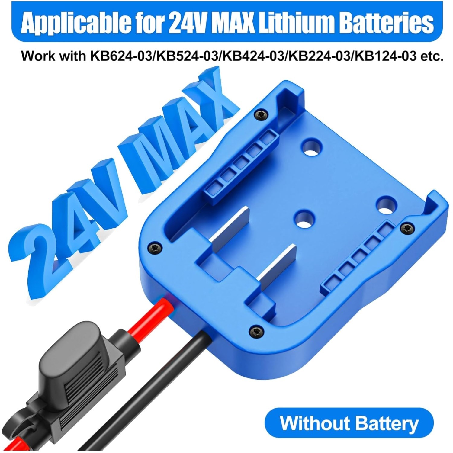 Power Wheels Battery Adapter for Kobalt 24V Max Batteries