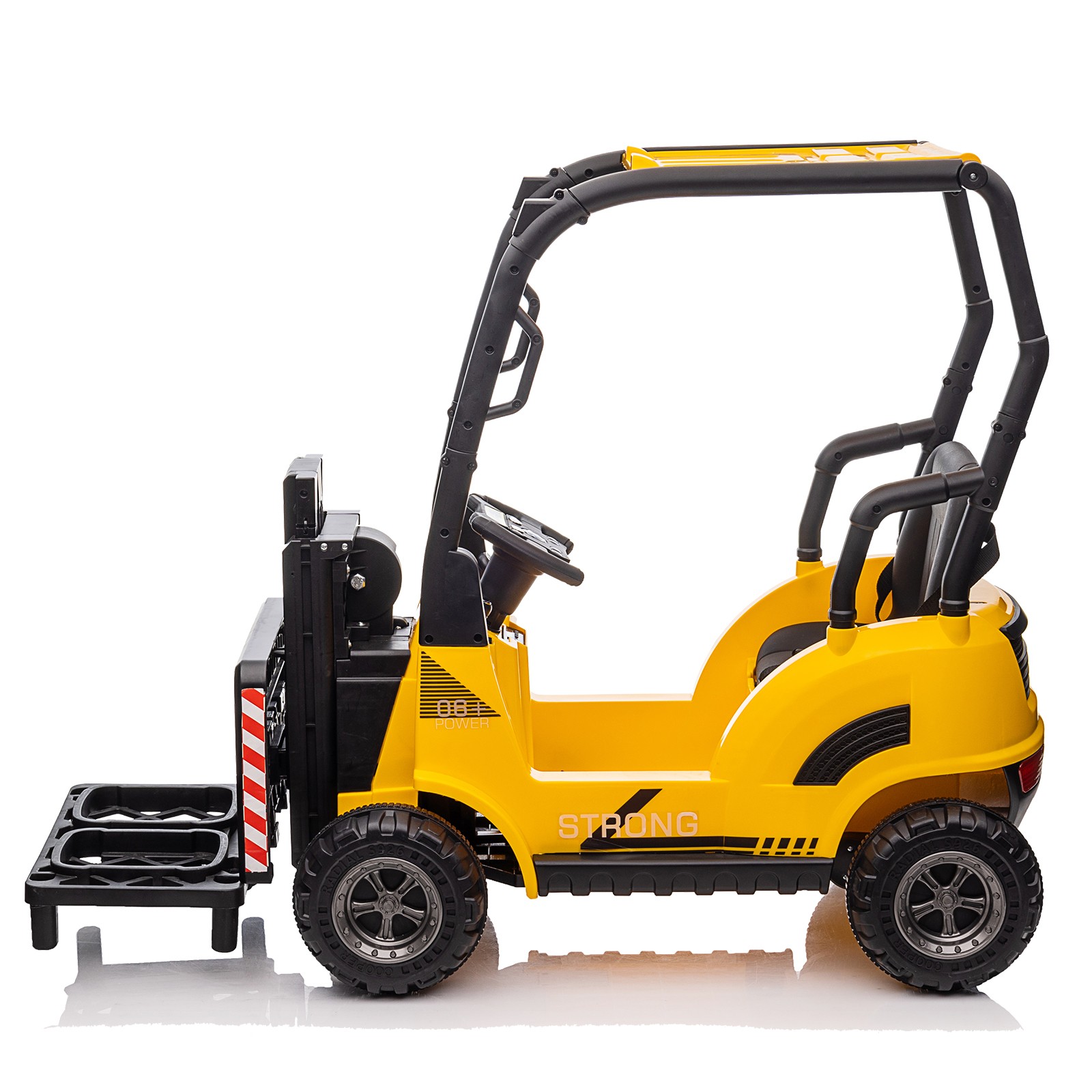 12V Electric Forklift Ride On Car Remote Control Liftable Pallet USB Music Belt