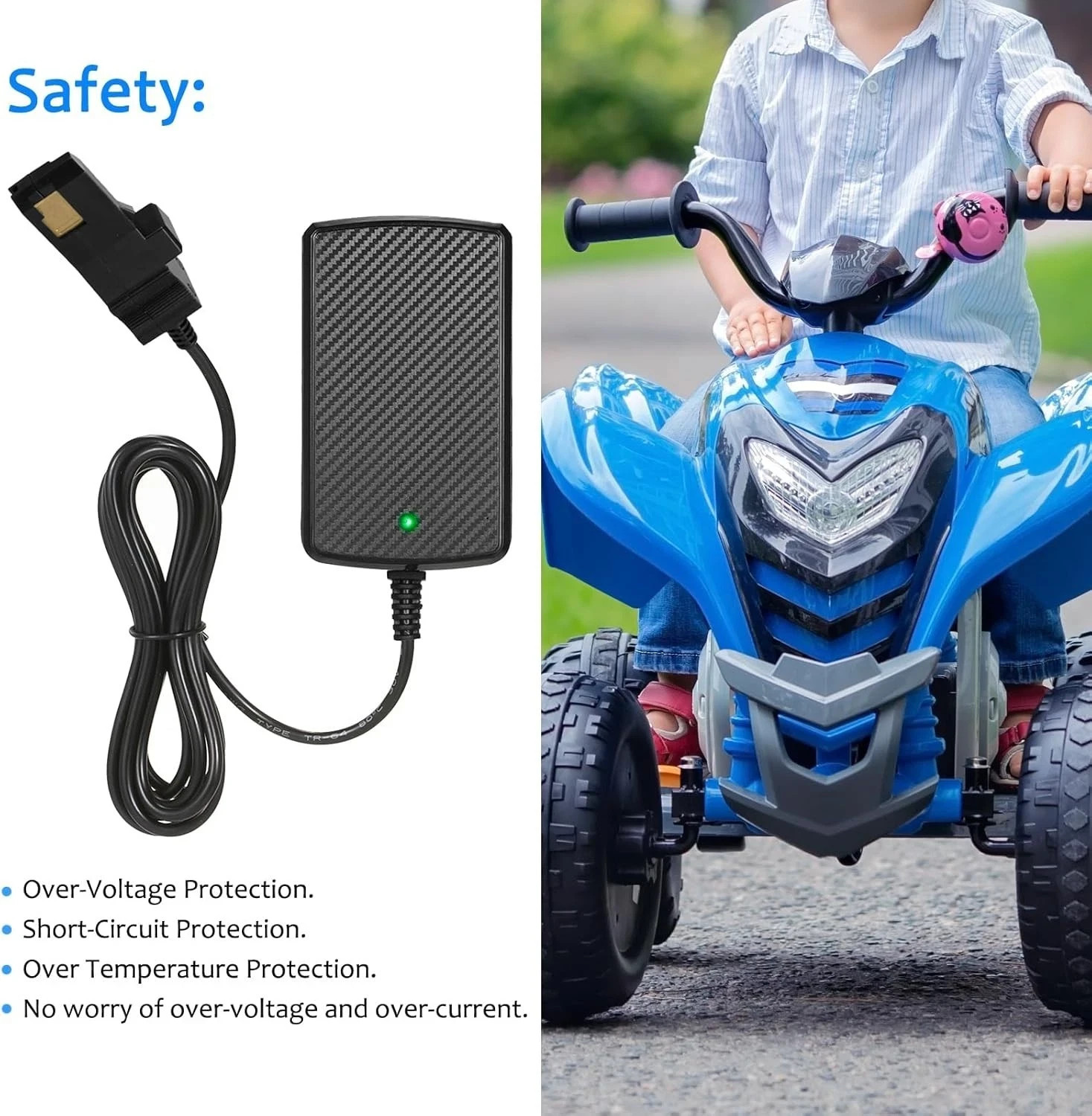 12V Battery Charger Replacement for Power Wheel Battery Charger for All Power…