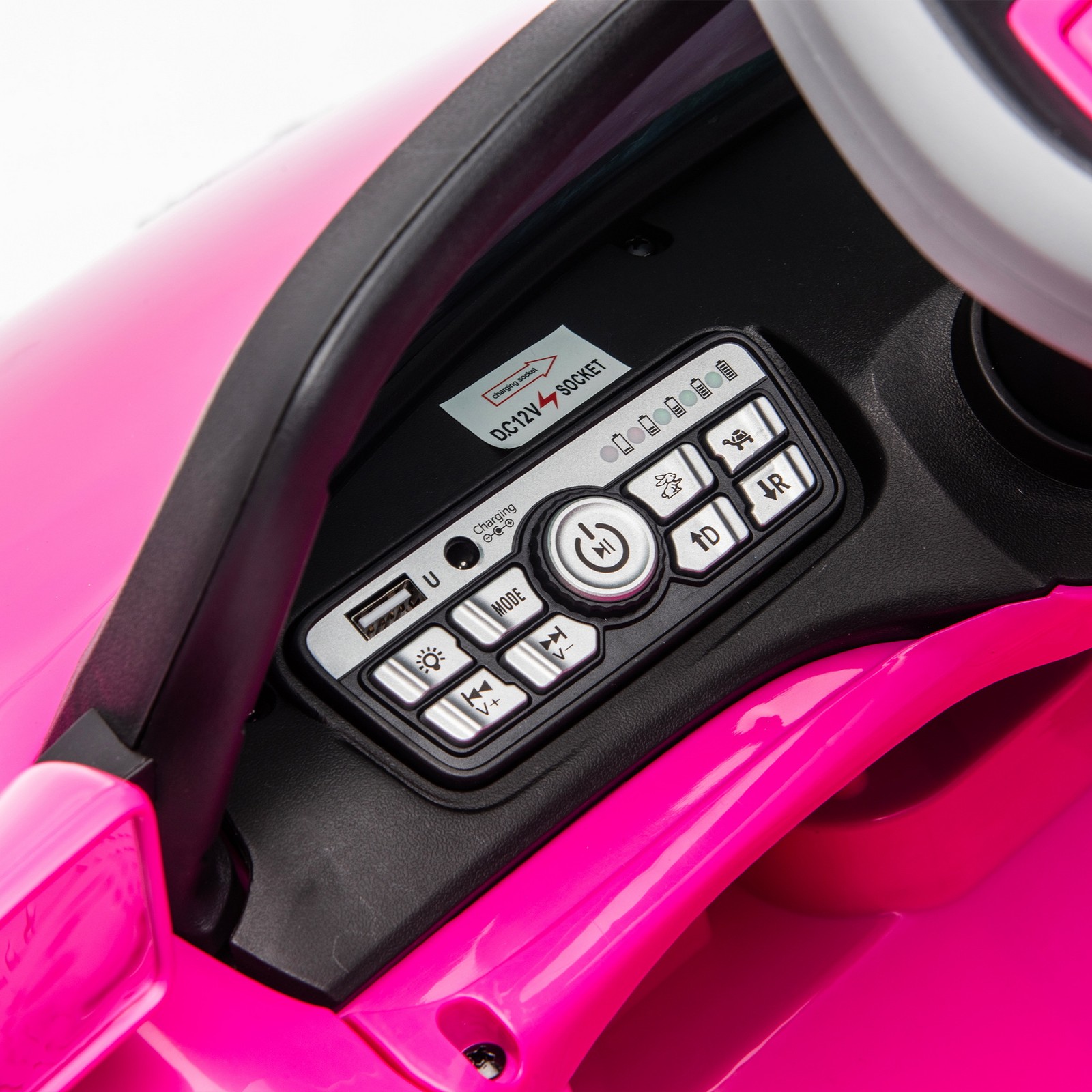 Licensed VW Volkswagen Beetle 12V Kids Toy Ride on Car Parental Remote LED Music