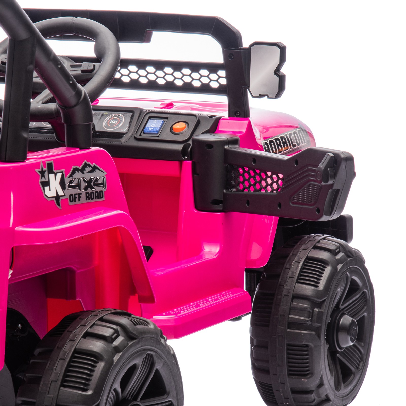 12V Kids Ride On Electric Truck Car Early education function kids aged 1-4 Pink